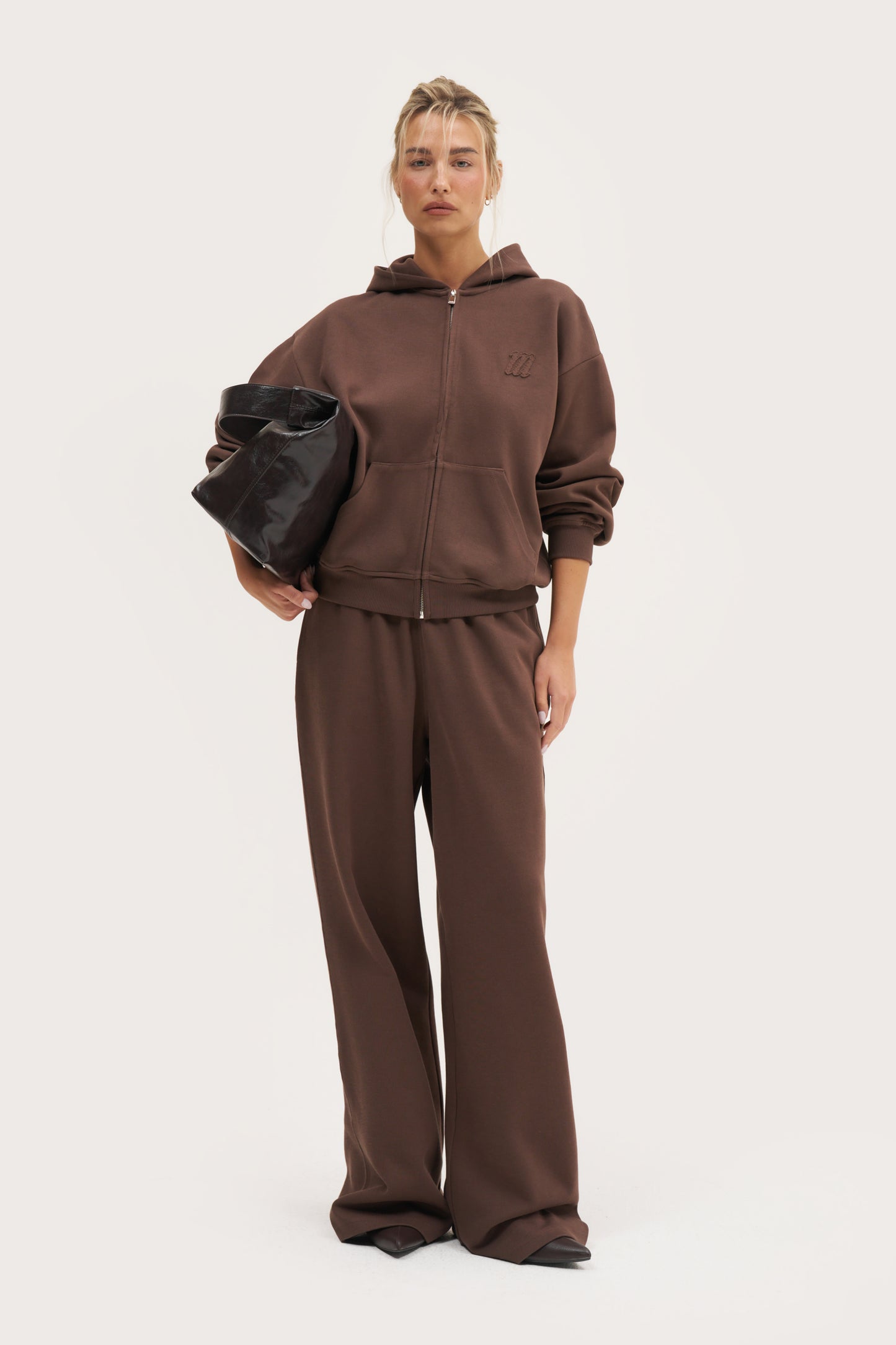 Daily Errands Mid Length Hoodie - Washed Mocha