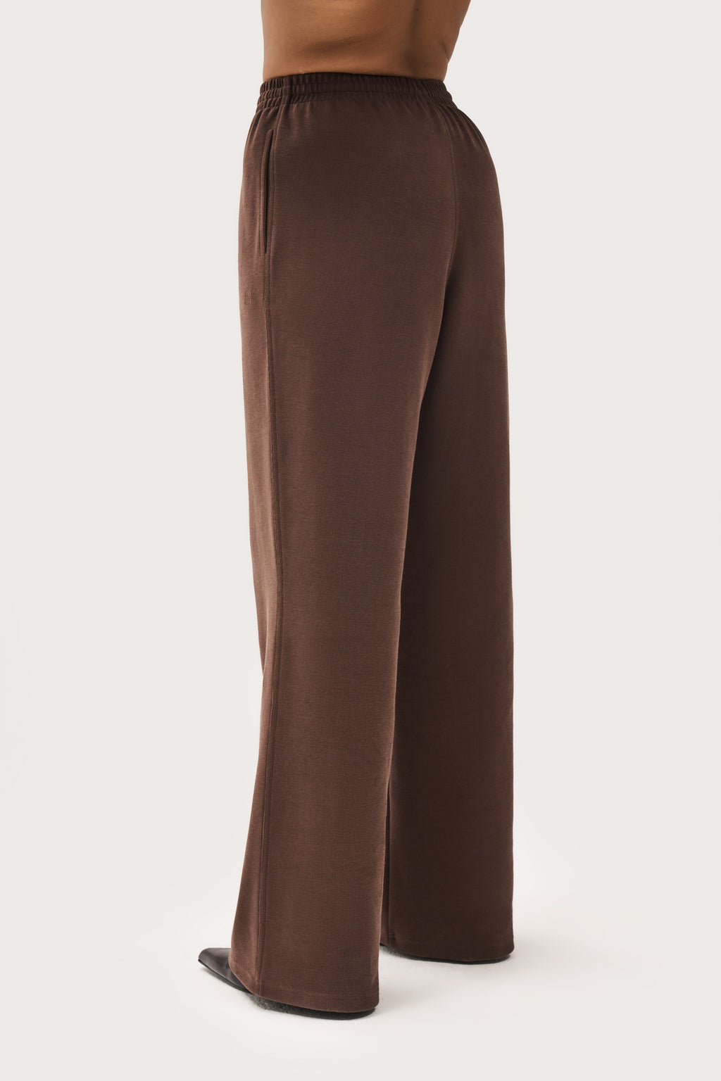 Daily Errands Wide Leg Joggers - Washed Mocha