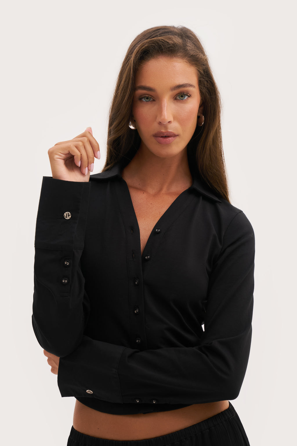 Daily Errands Fitted Shirt - Black
