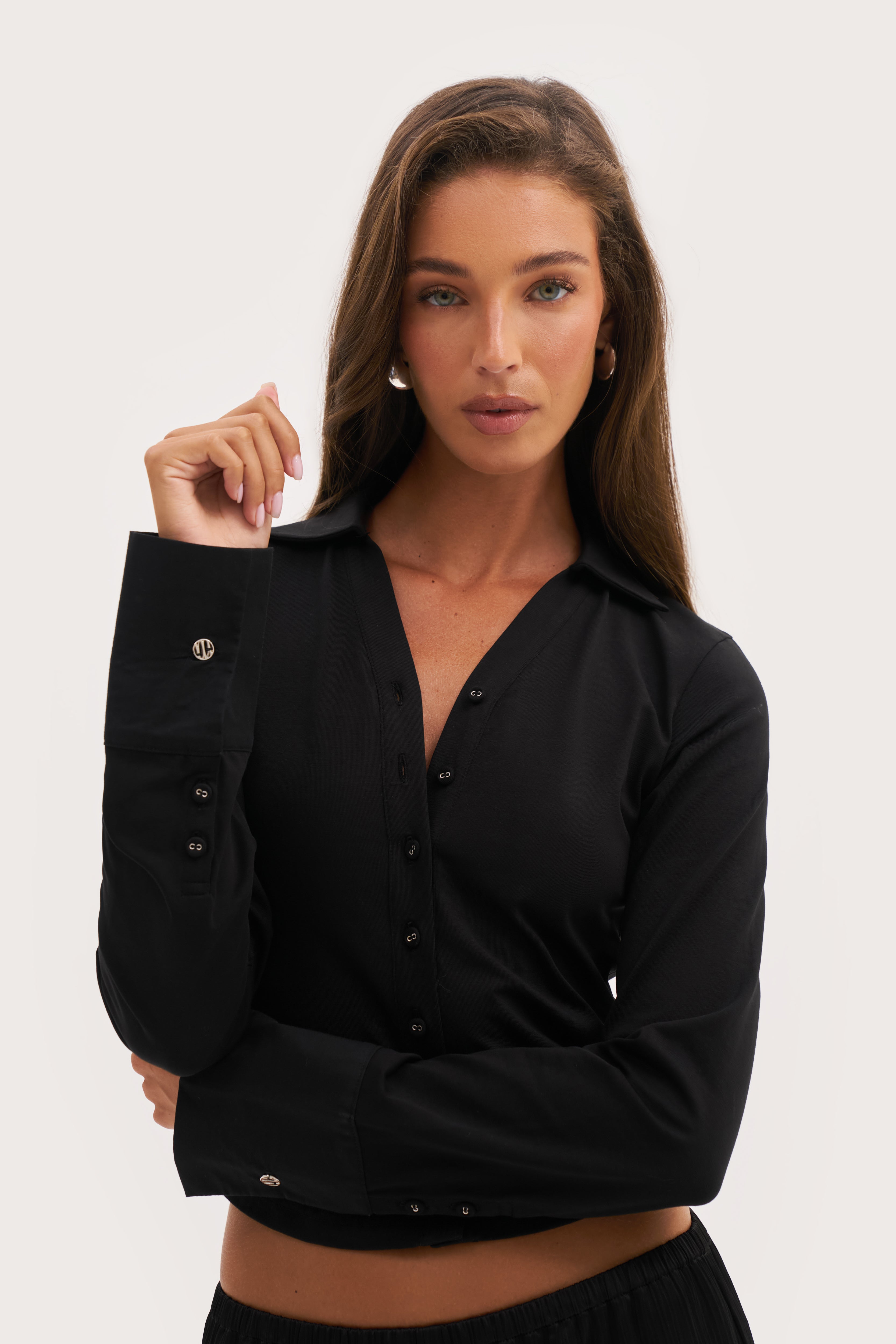 Daily Errands Fitted Shirt - Black