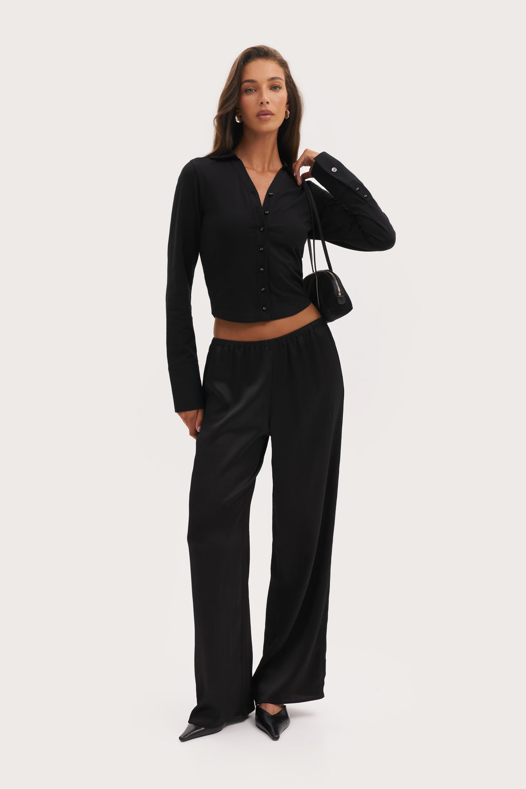 Daily Errands Fitted Shirt - Black