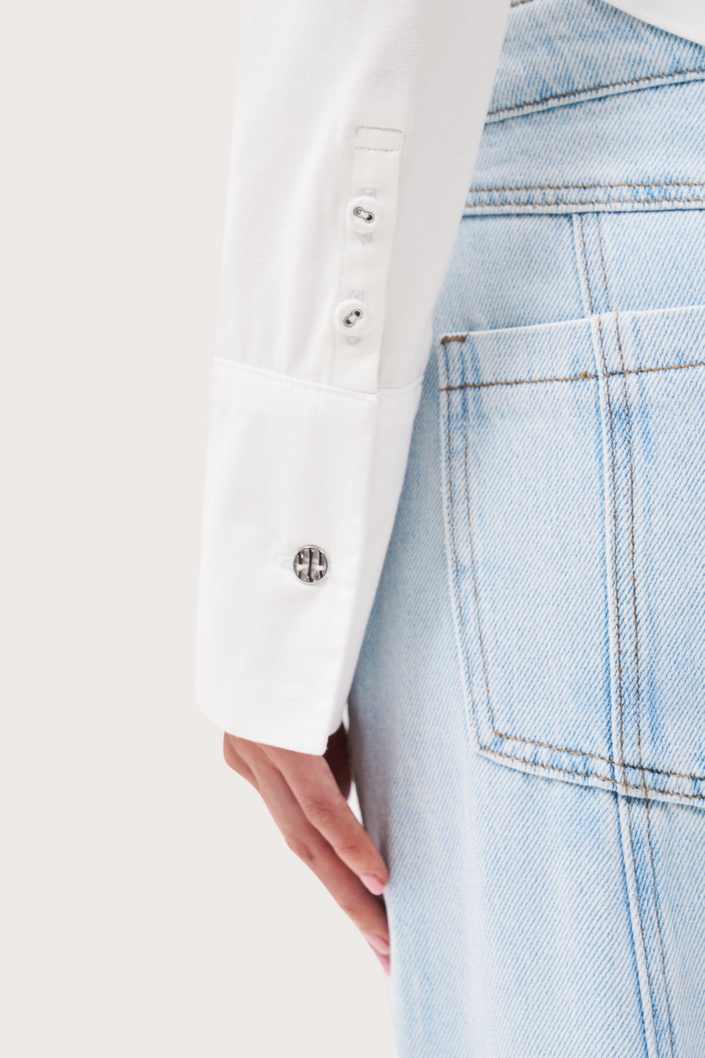 Daily Errands Fitted Shirt - White