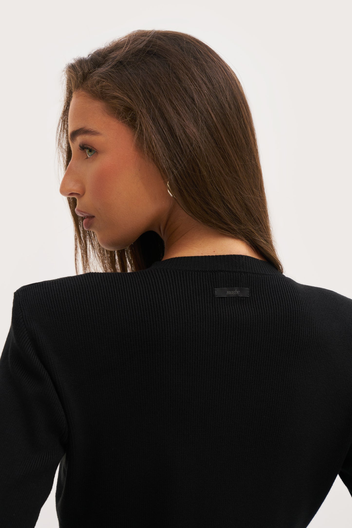 Retreat Ribbed Knit Top - Black
