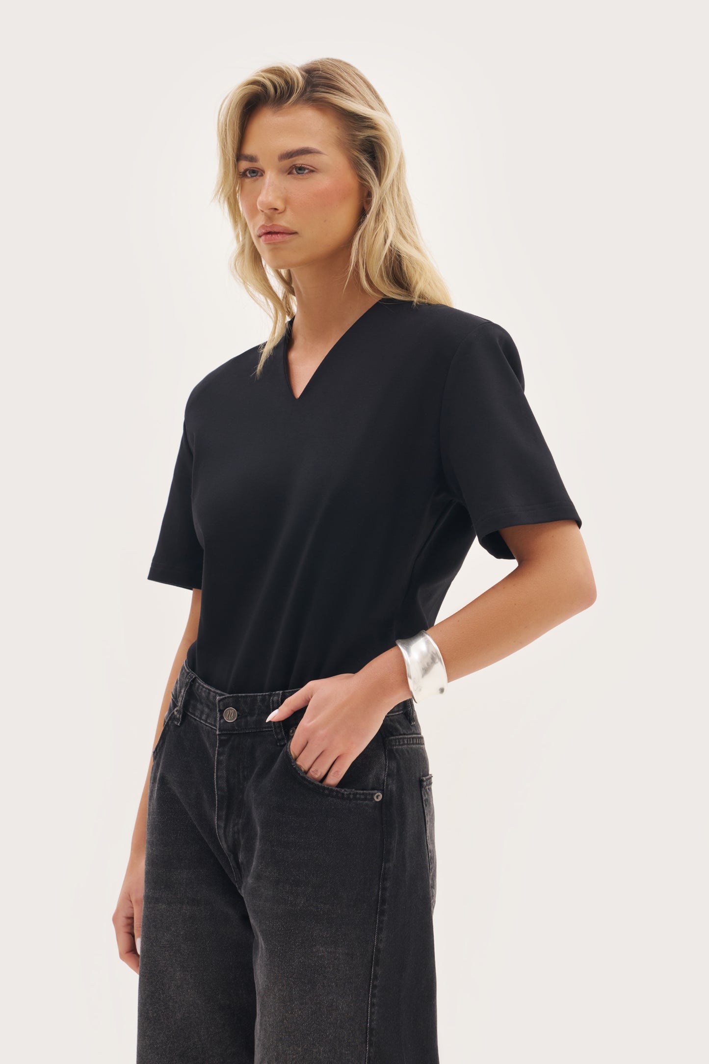 Power Tee Bodysuit - Black