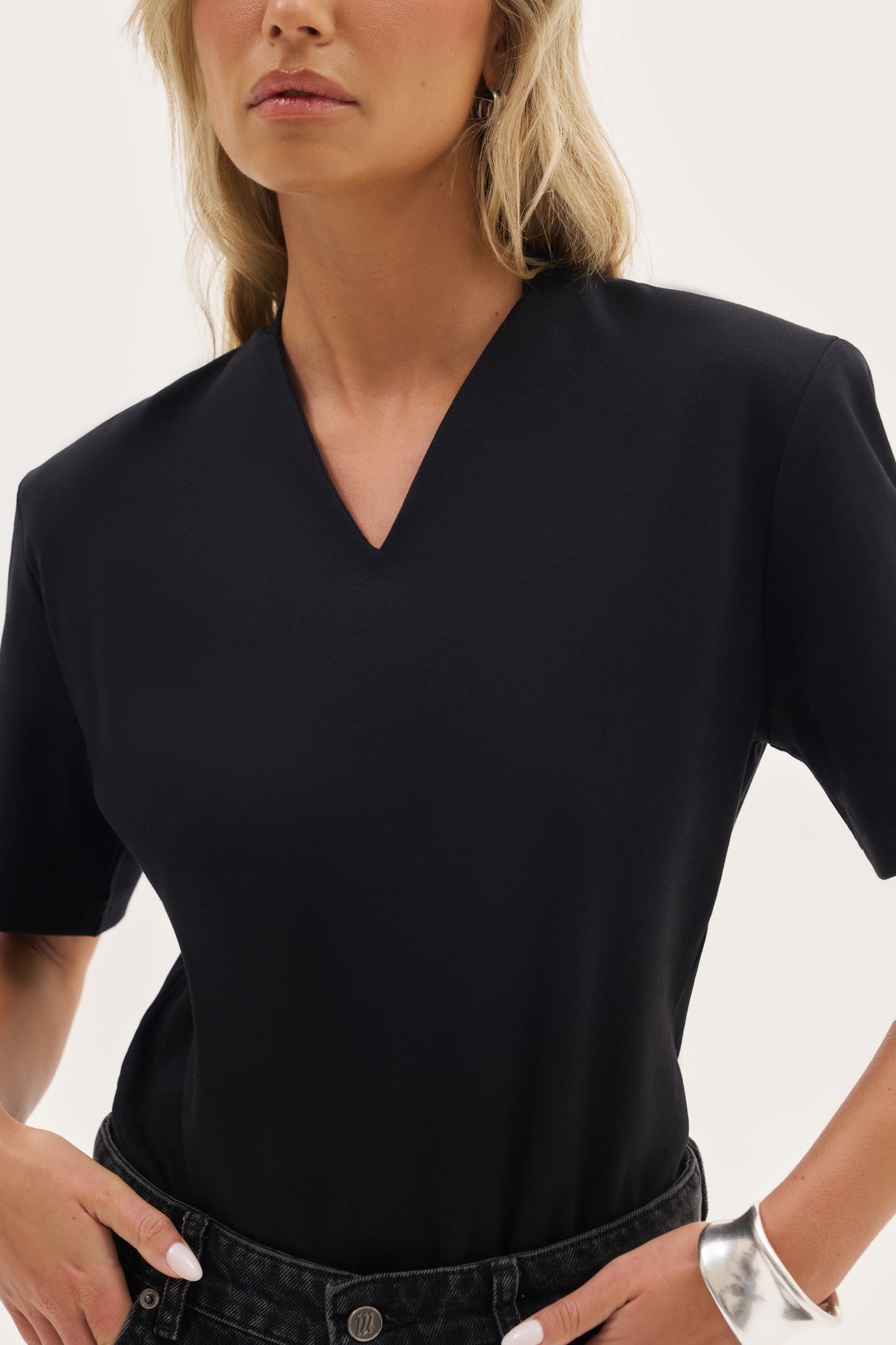 Power Tee Bodysuit - Black