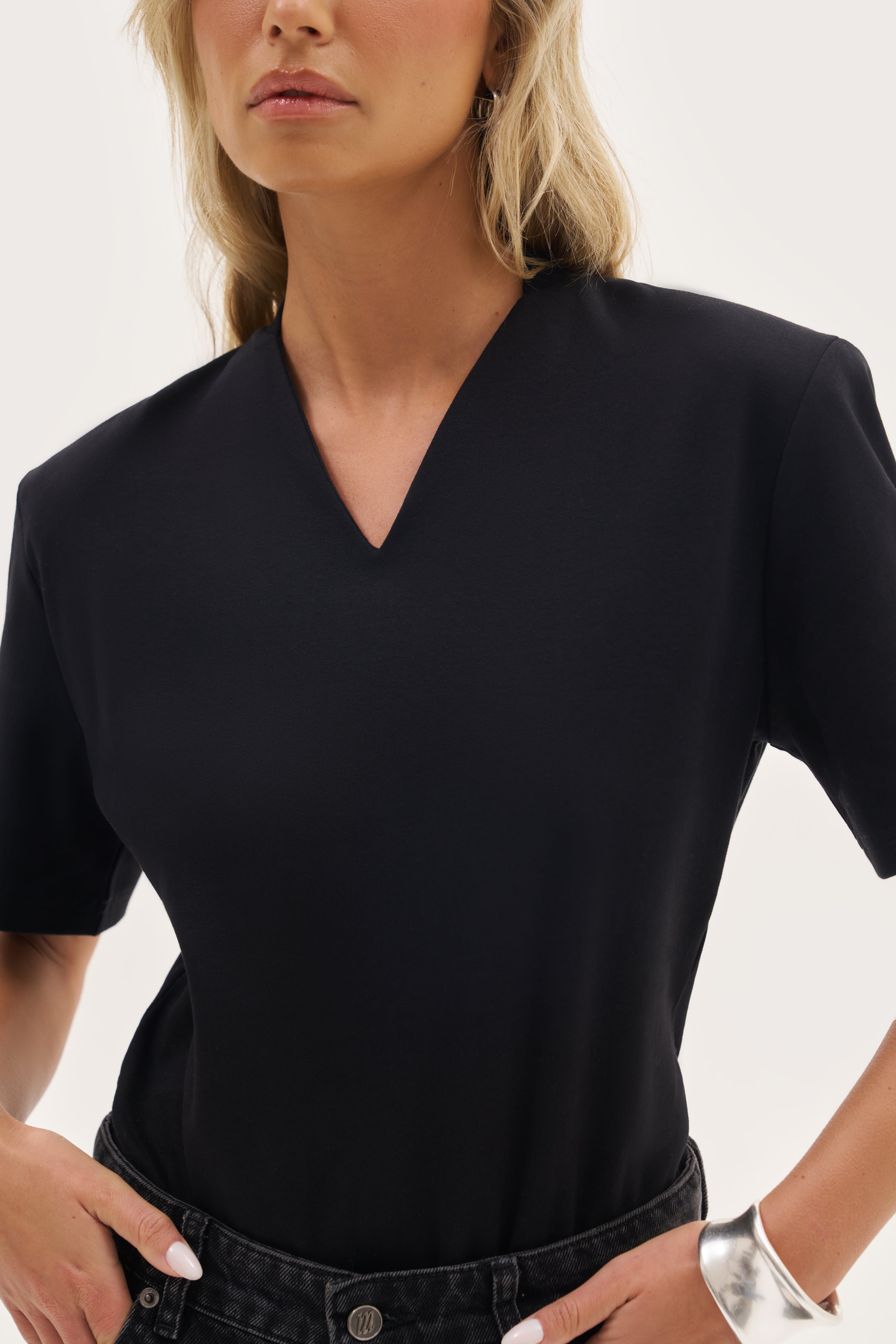 Power Tee Bodysuit - Black