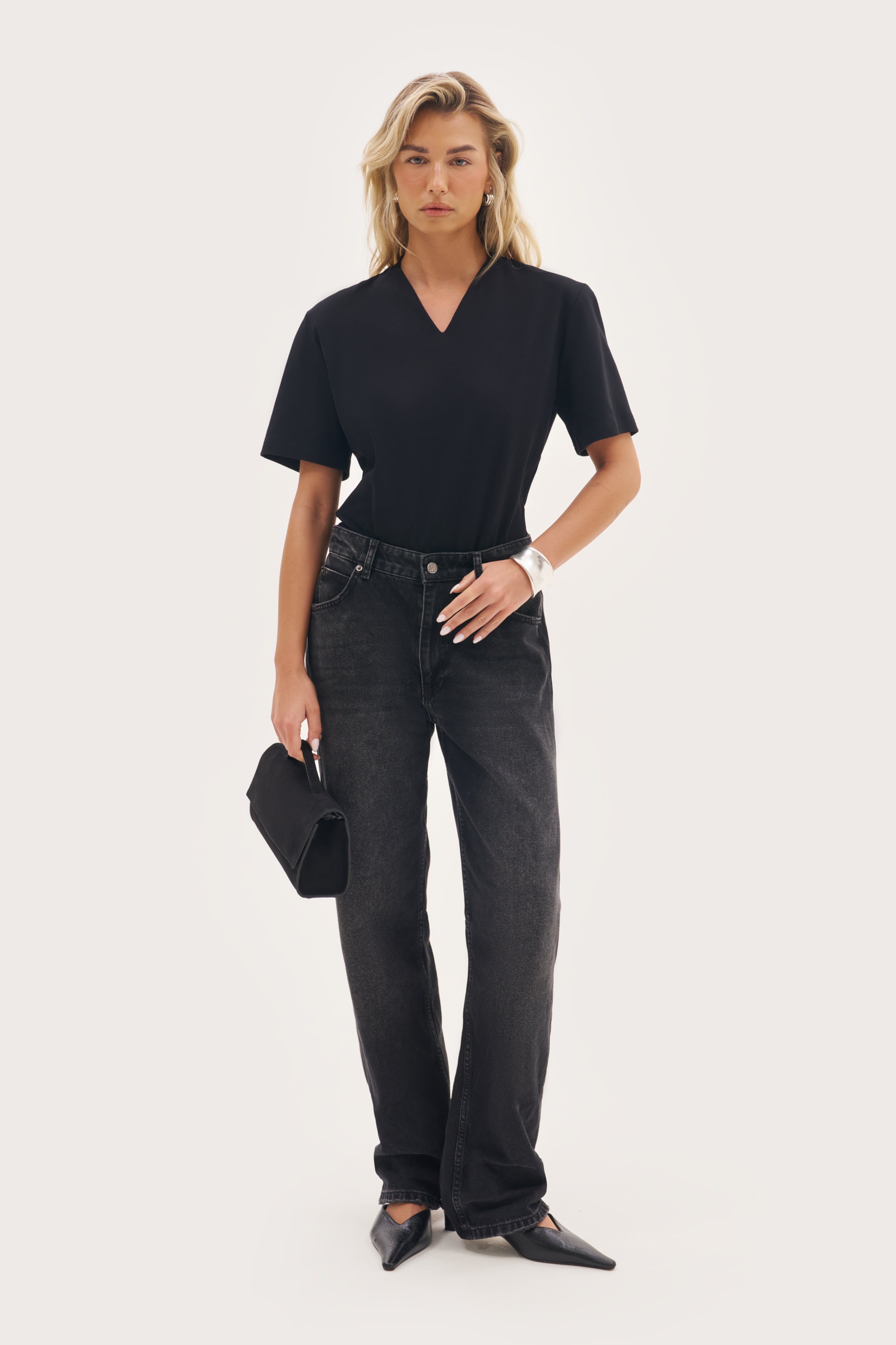 Power Tee Bodysuit - Black