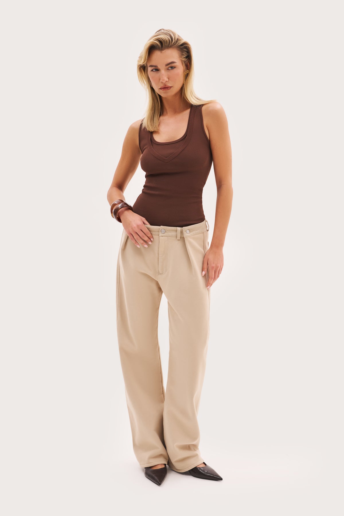 Double Up Washed Trousers
