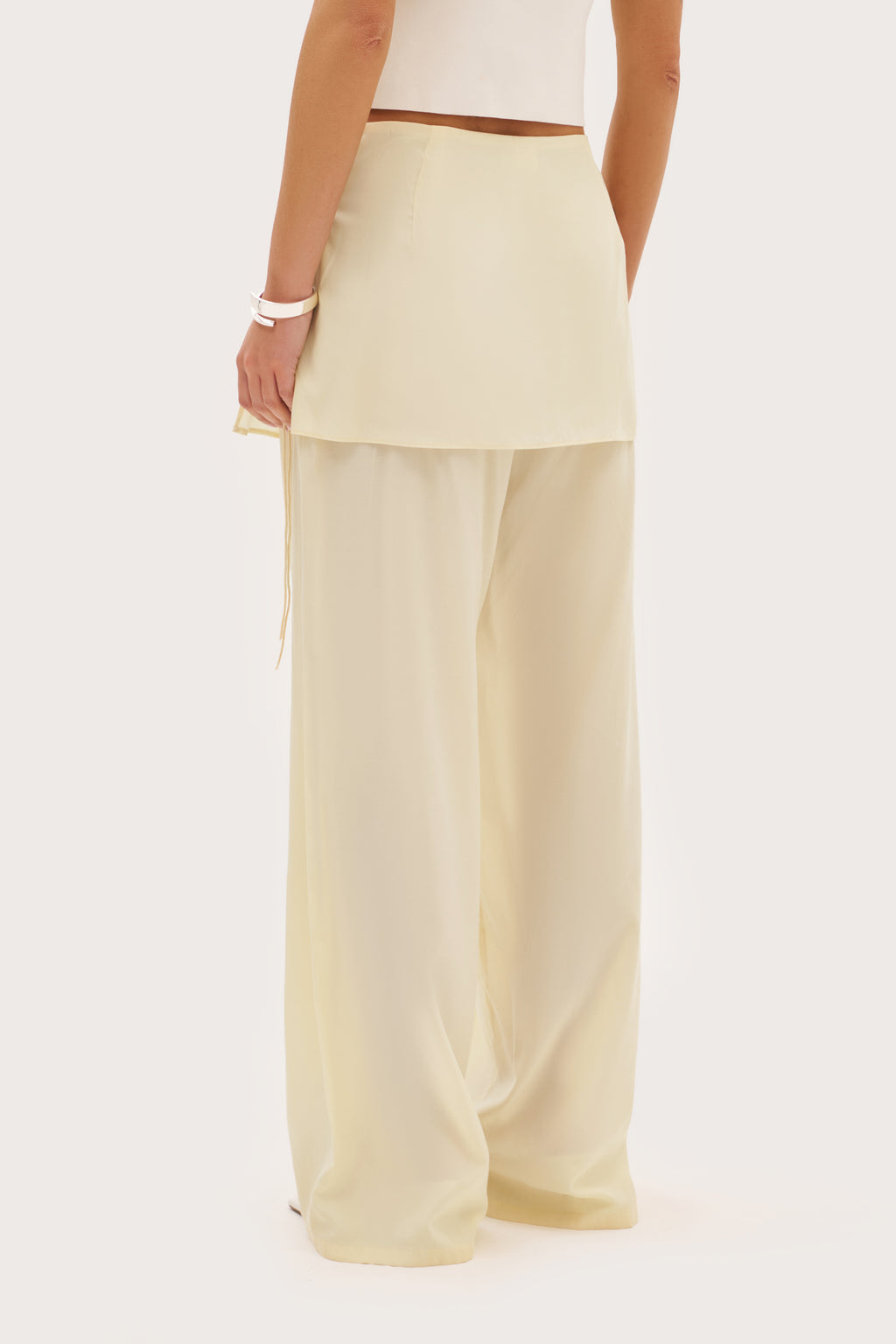 Dusk Skirt Trousers - Butter Yellow