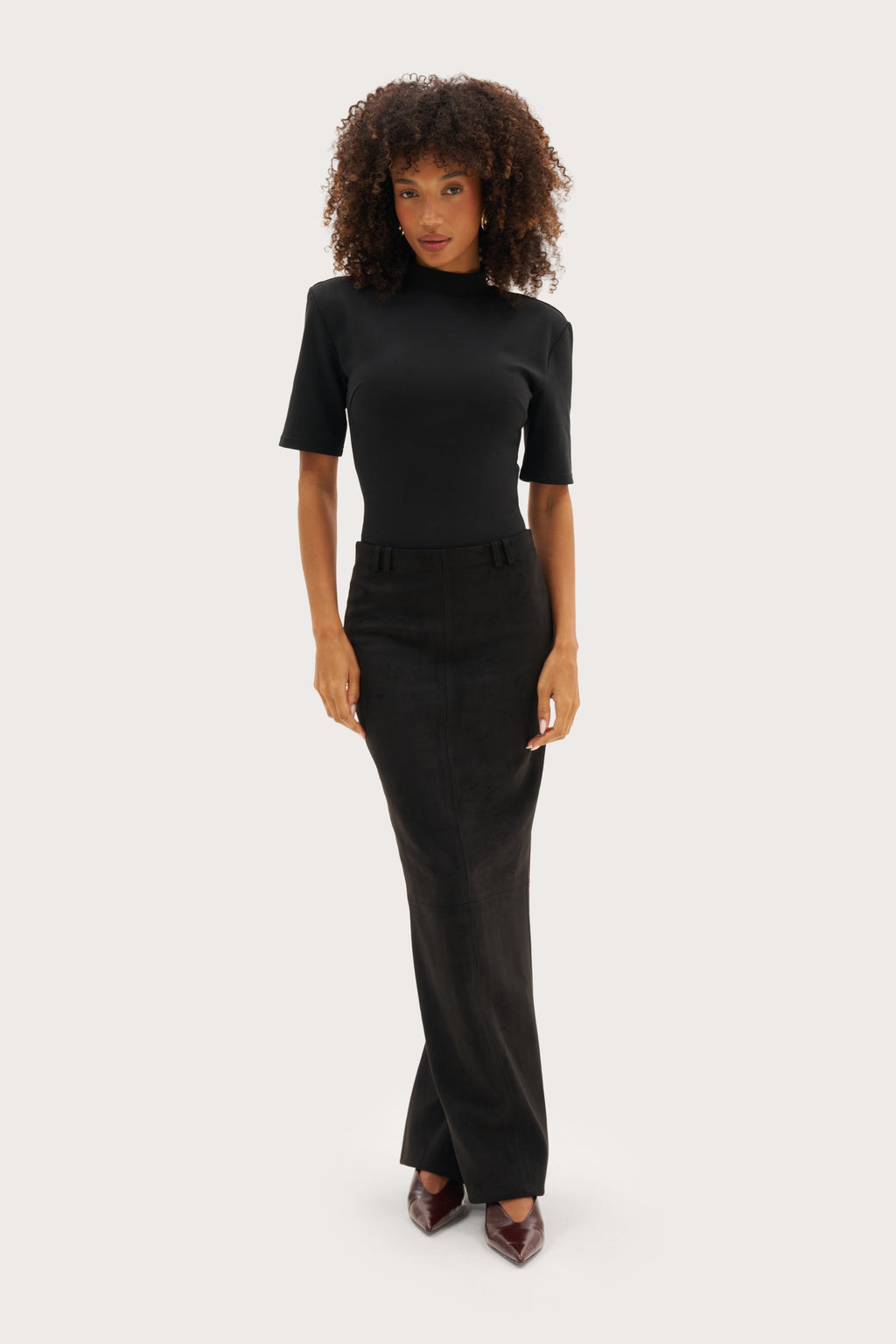 Power Fitted Bodysuit - Black