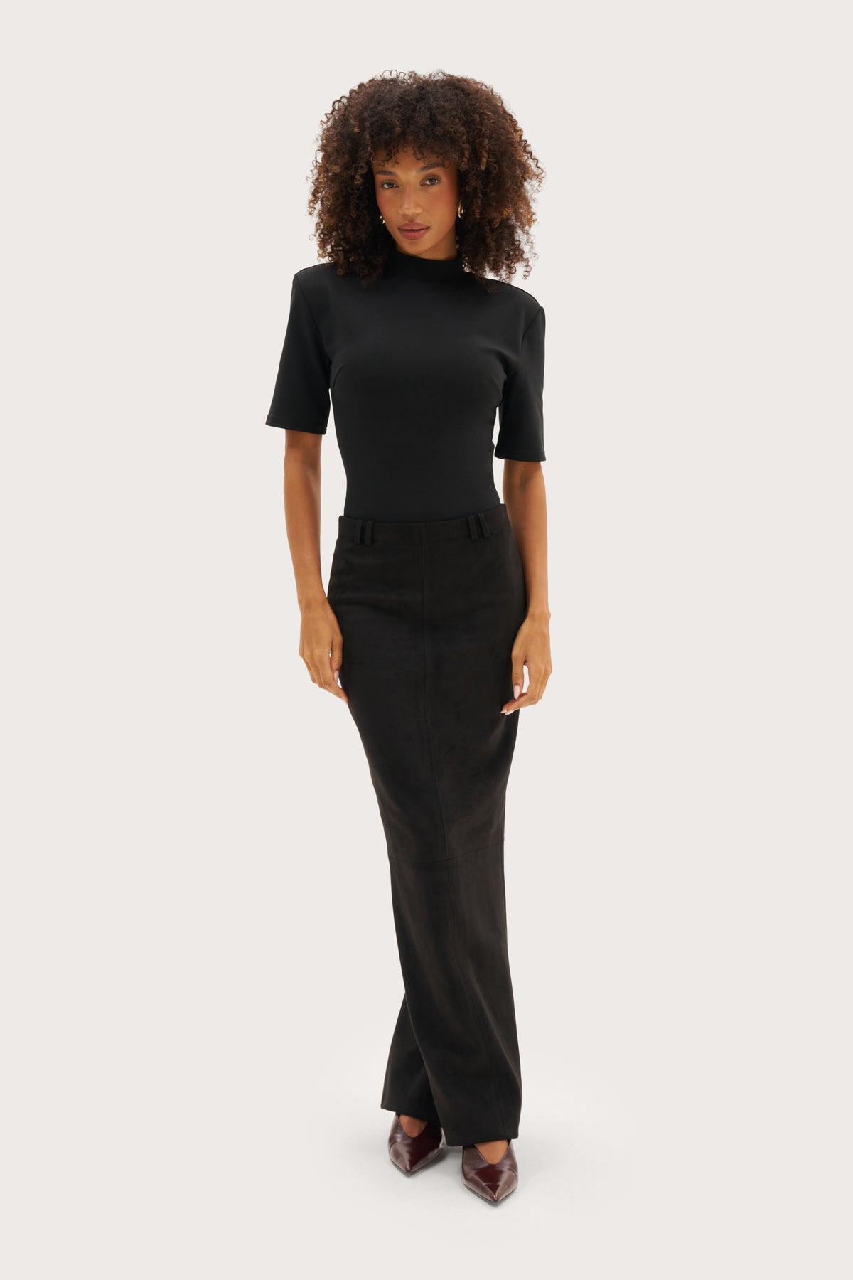 Power Fitted Bodysuit - Black