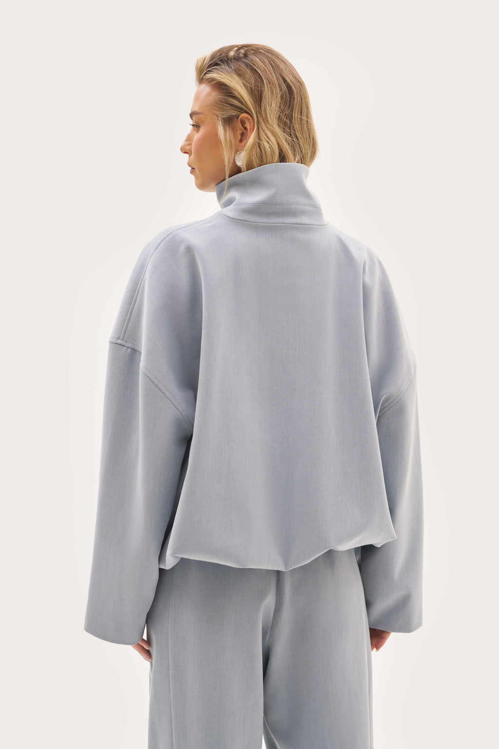 Tailored Track Jacket - Washed Blue