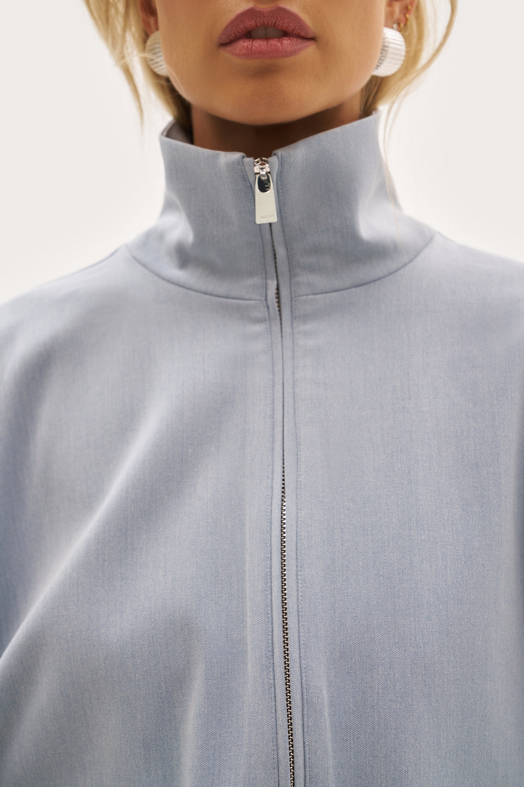 Tailored Track Jacket - Washed Blue
