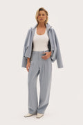 Tailored Balloon Trousers - Washed Blue