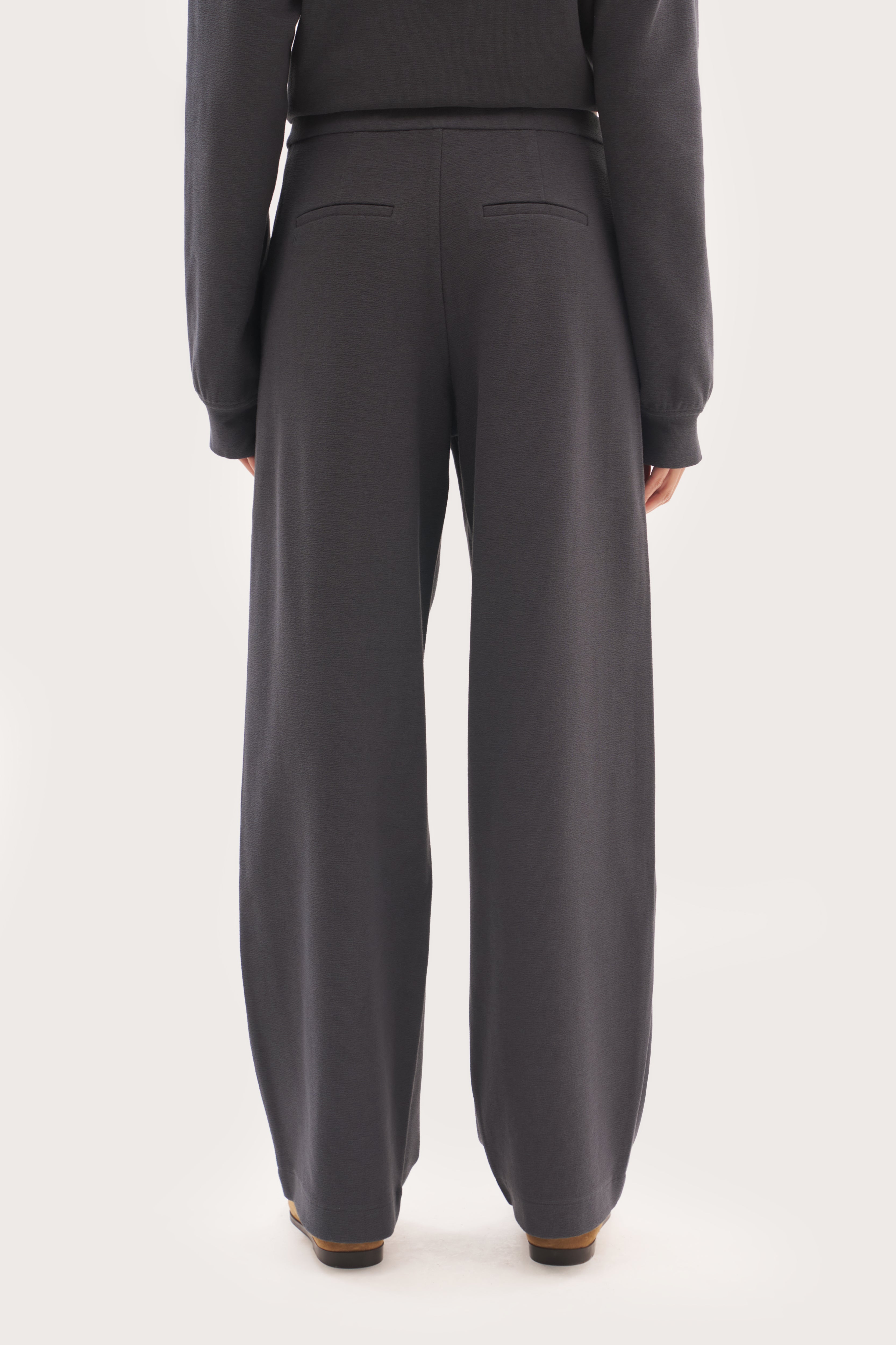 Refined Jersey Trousers - Navy