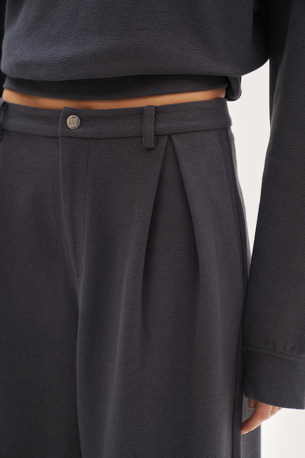 Refined Jersey Trousers - Navy