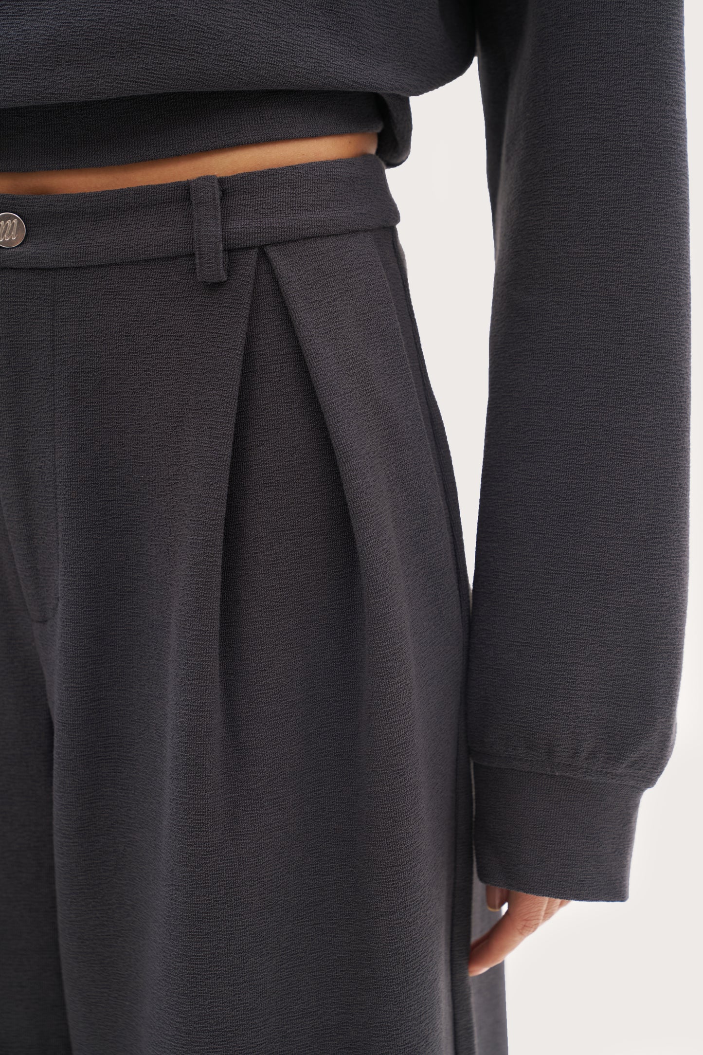 Refined Jersey Trousers - Navy