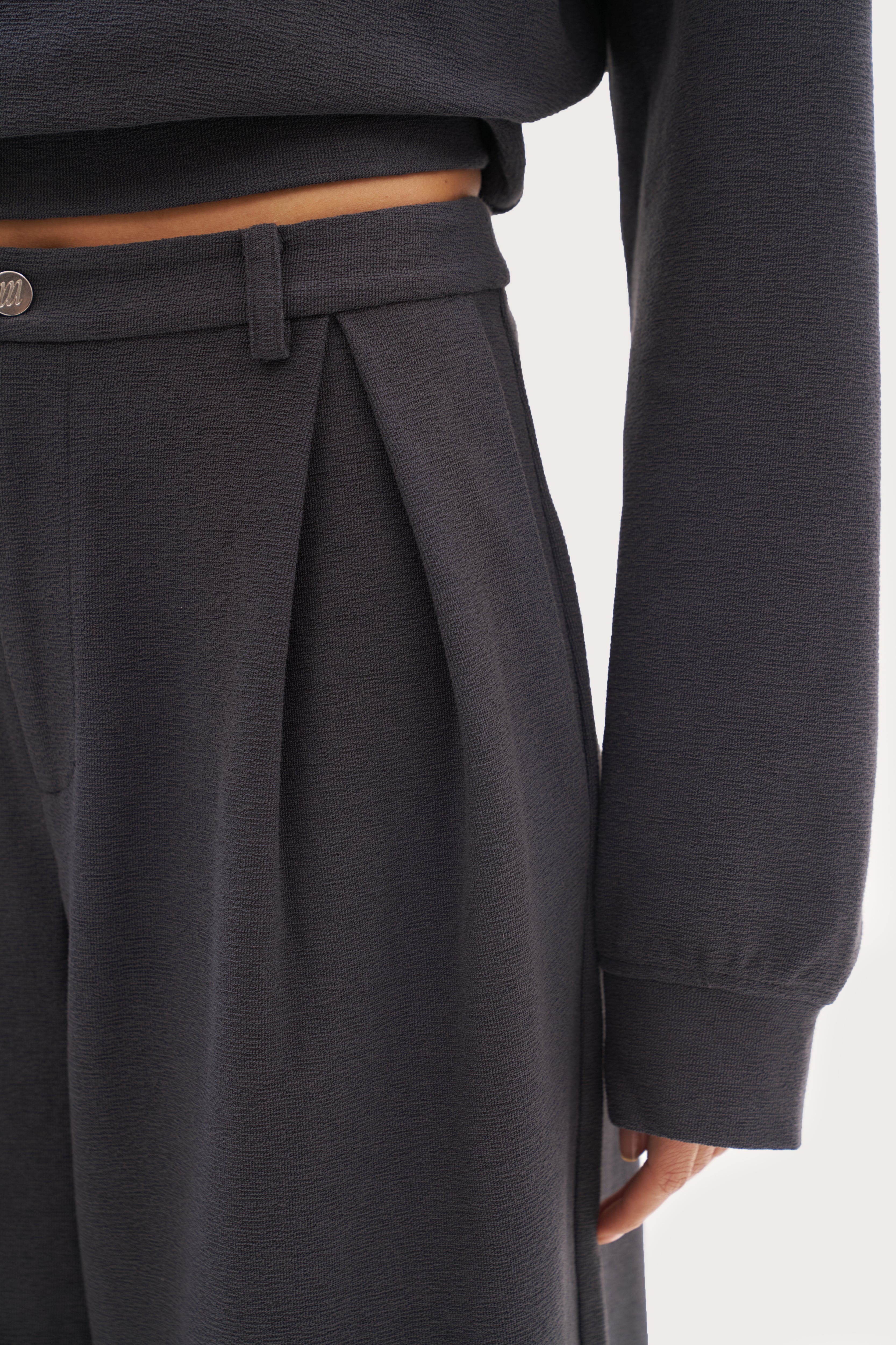 Refined Jersey Trousers - Navy