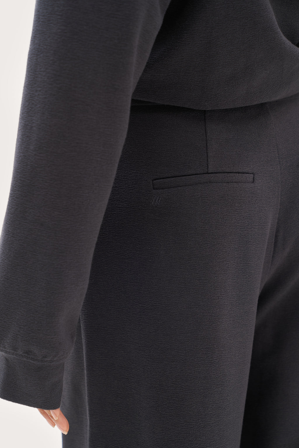 Refined Jersey Trousers - Navy