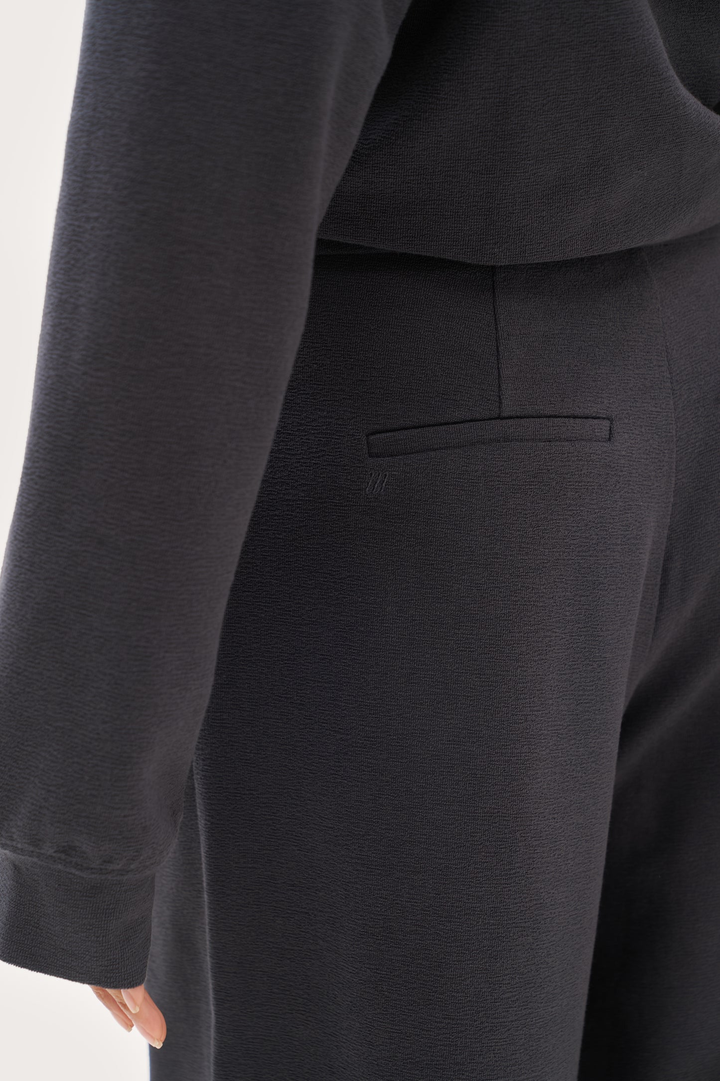Refined Jersey Trousers - Navy