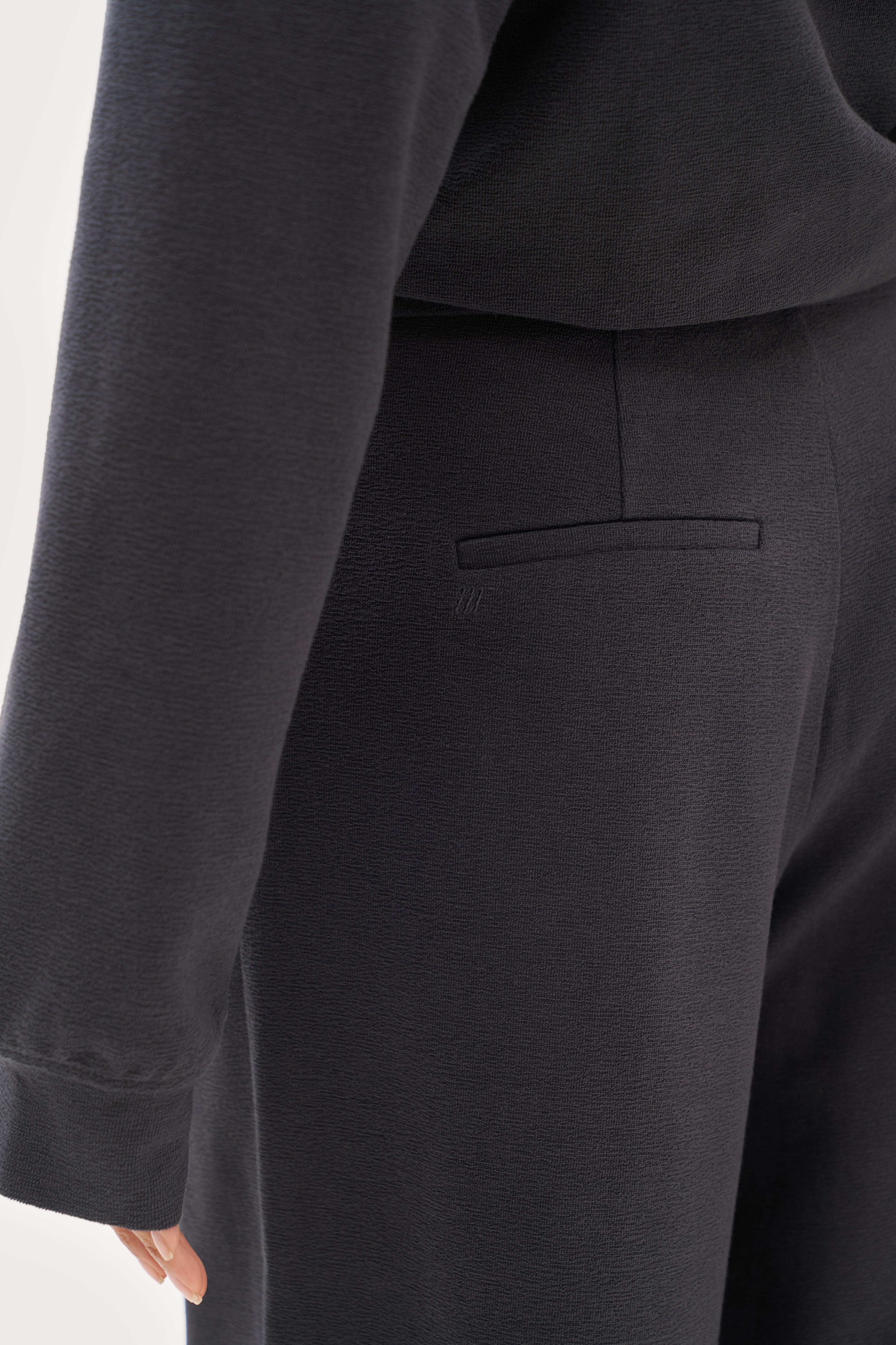 Refined Jersey Trousers - Navy
