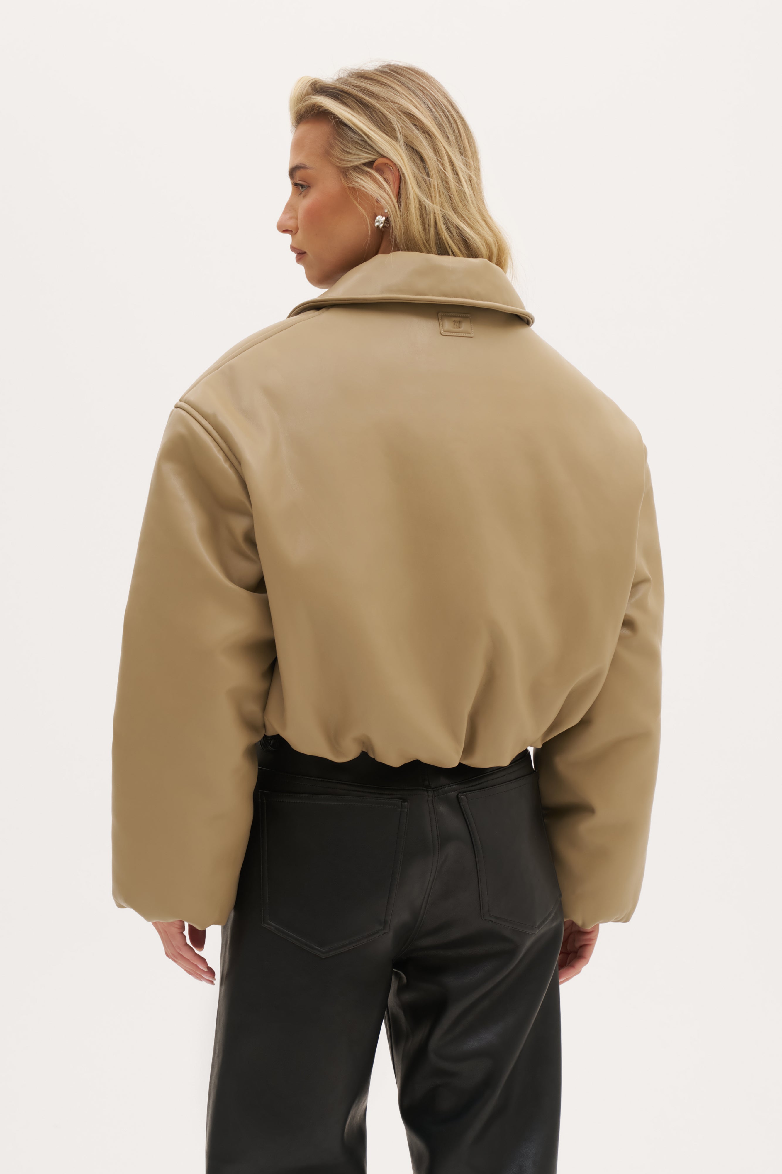 Aspen Puffer Jacket - Beige