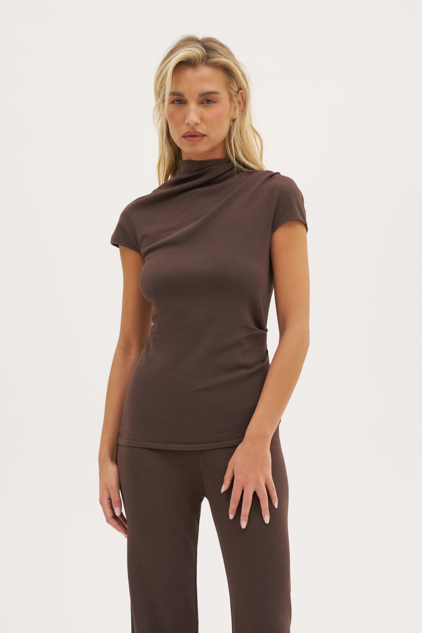 Residence Knit Top - Brown