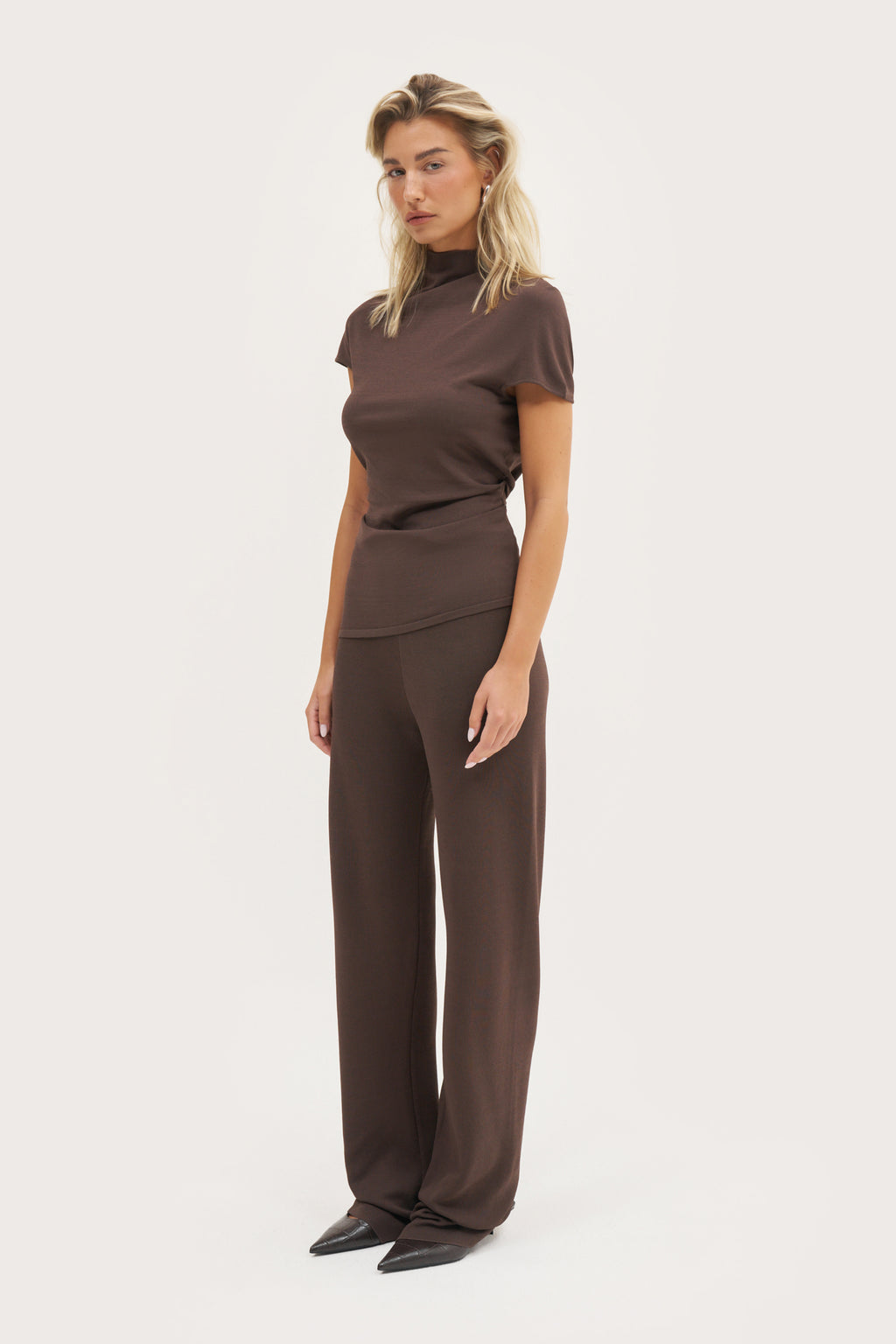 Residence Knit Top - Brown