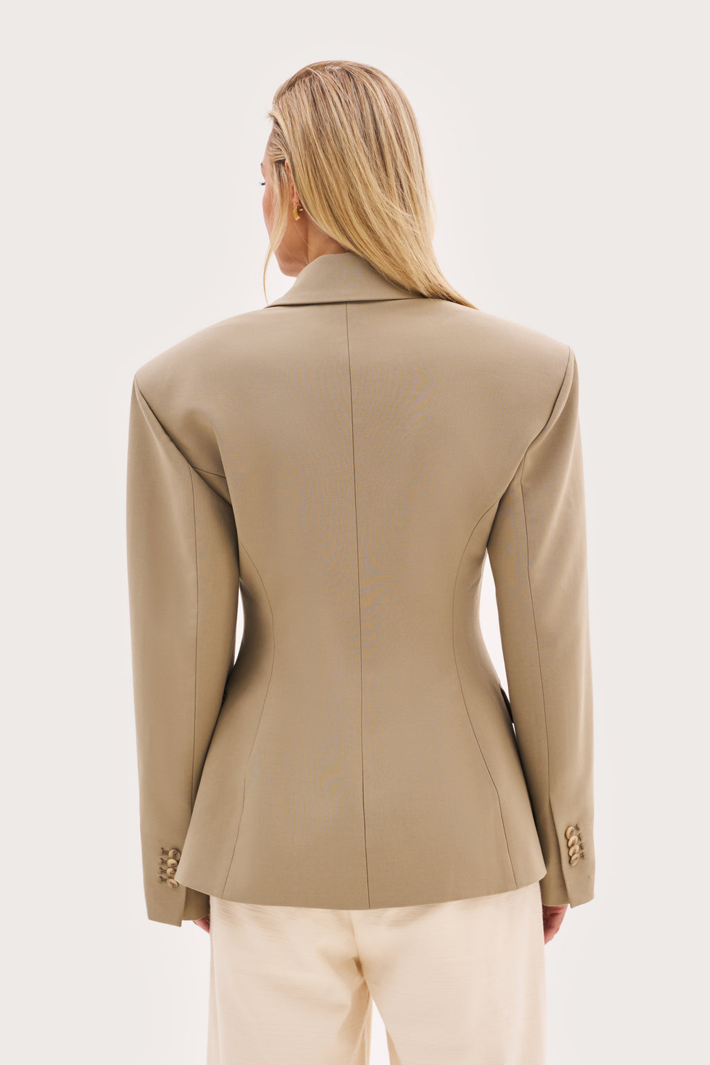 Tailored Every Wear Blazer - Light Khaki