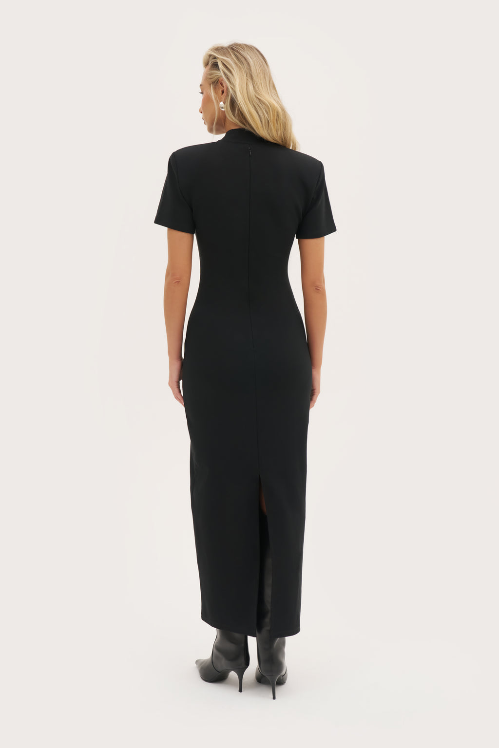 Power Fitted Dress - Black