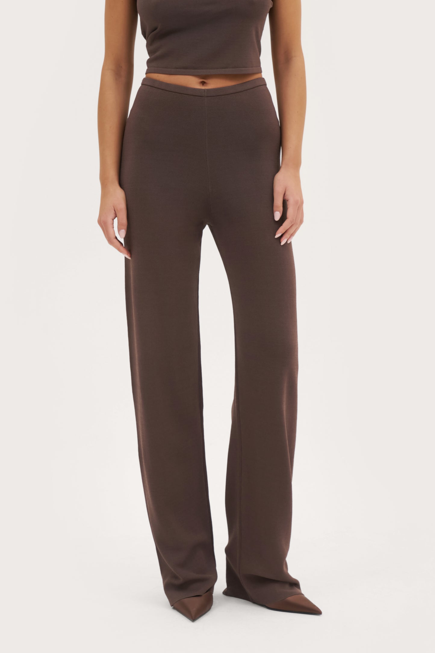 Residence Knit Pants - Brown