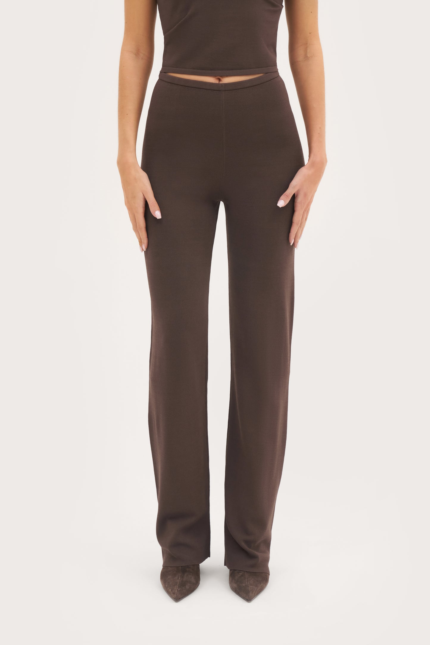 Residence Knit Pants - Brown
