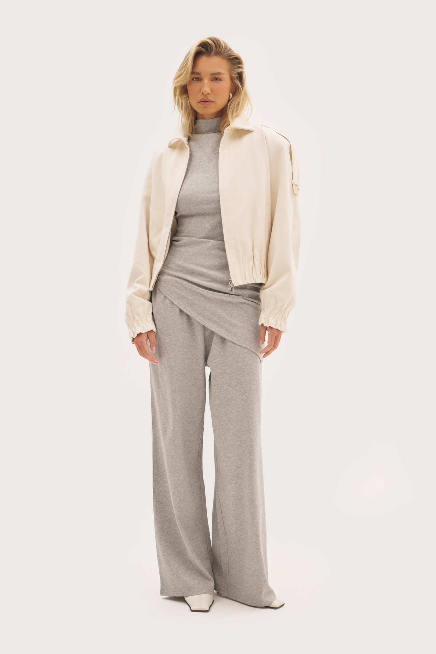 Albina Neckerchief Jacket - Cream