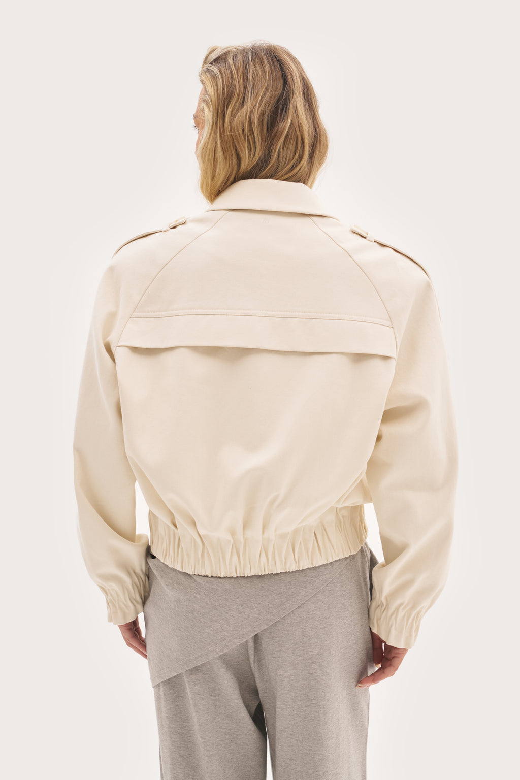 Albina Neckerchief Jacket - Cream
