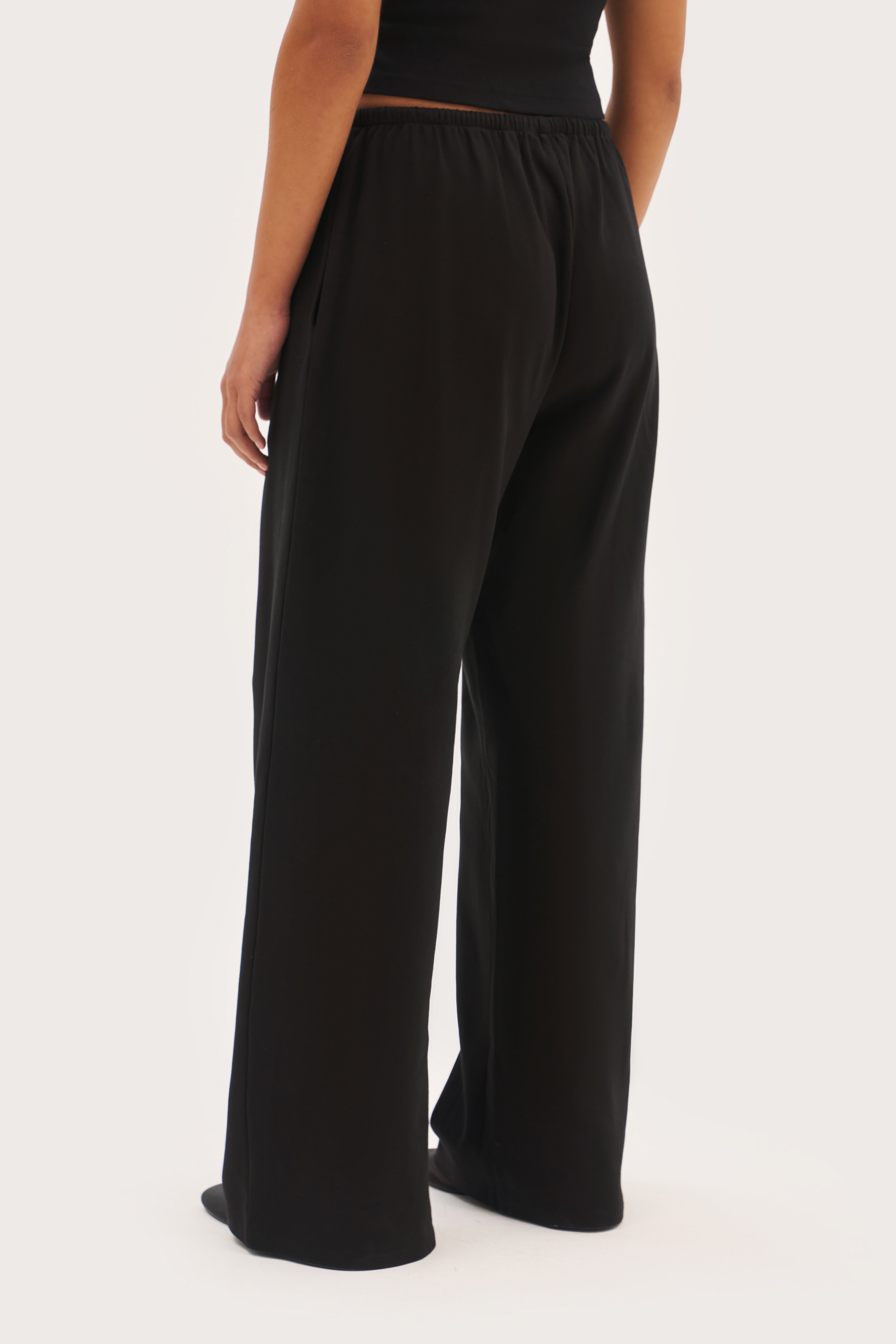 Sora Jersey Pants - Off Black