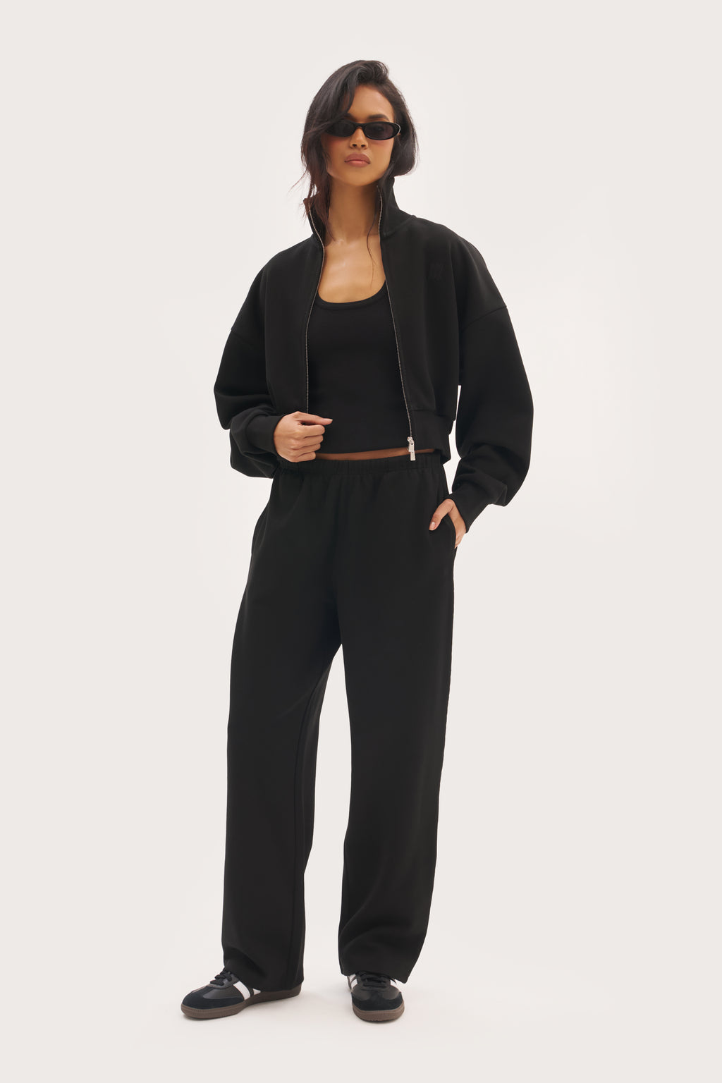 Daily Errands Double Zip Through - Vintage Black