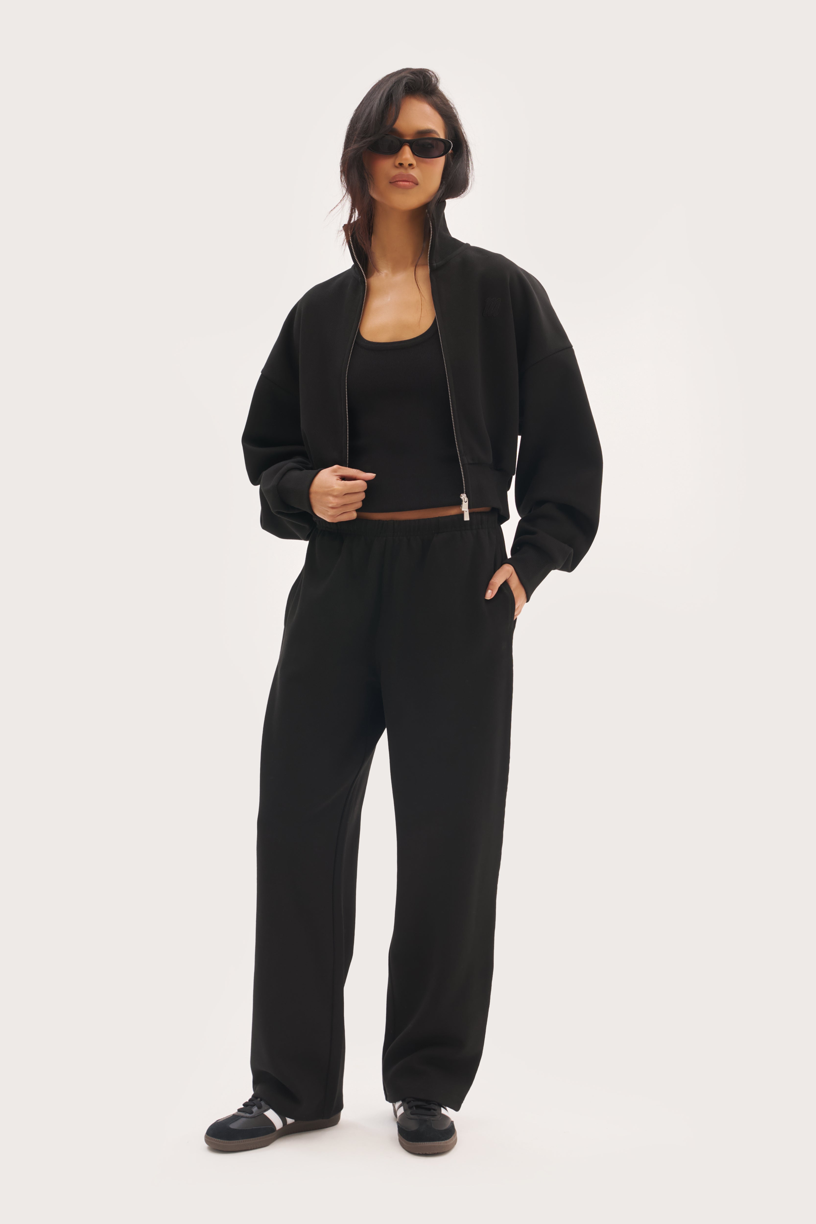 Daily Errands Double Zip Through - Vintage Black