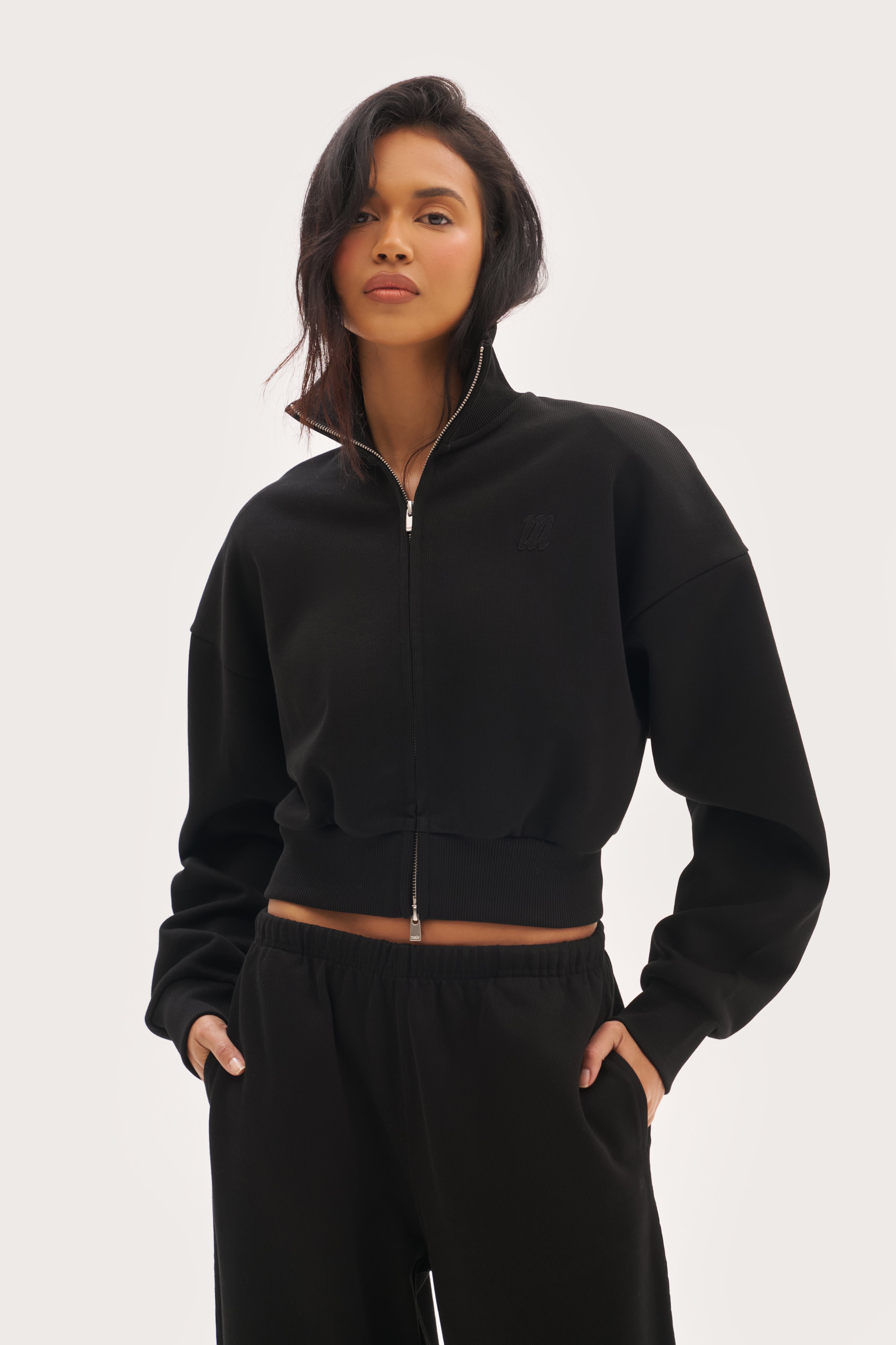 Daily Errands Double Zip Through - Vintage Black