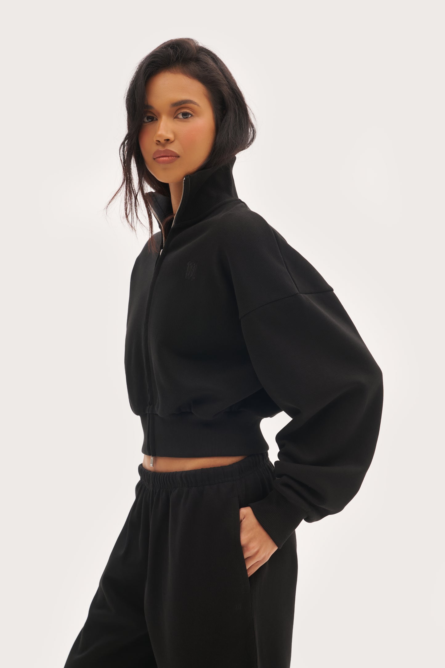 Daily Errands Double Zip Through - Vintage Black