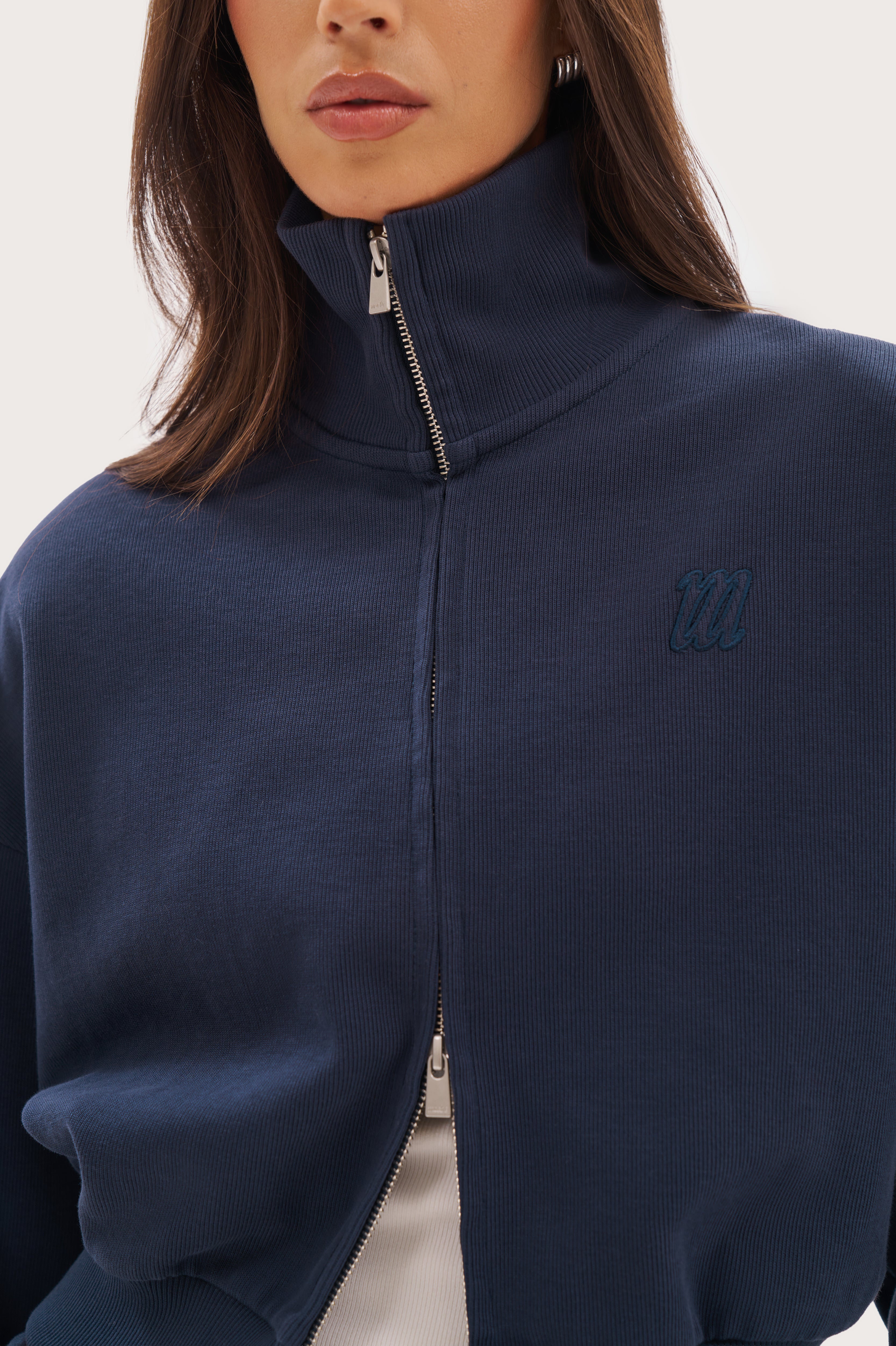 Daily Errands Double Zip Through - Navy