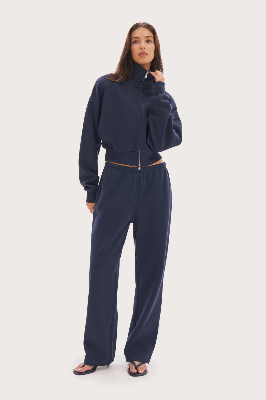 Daily Errands Double Zip Through - Navy