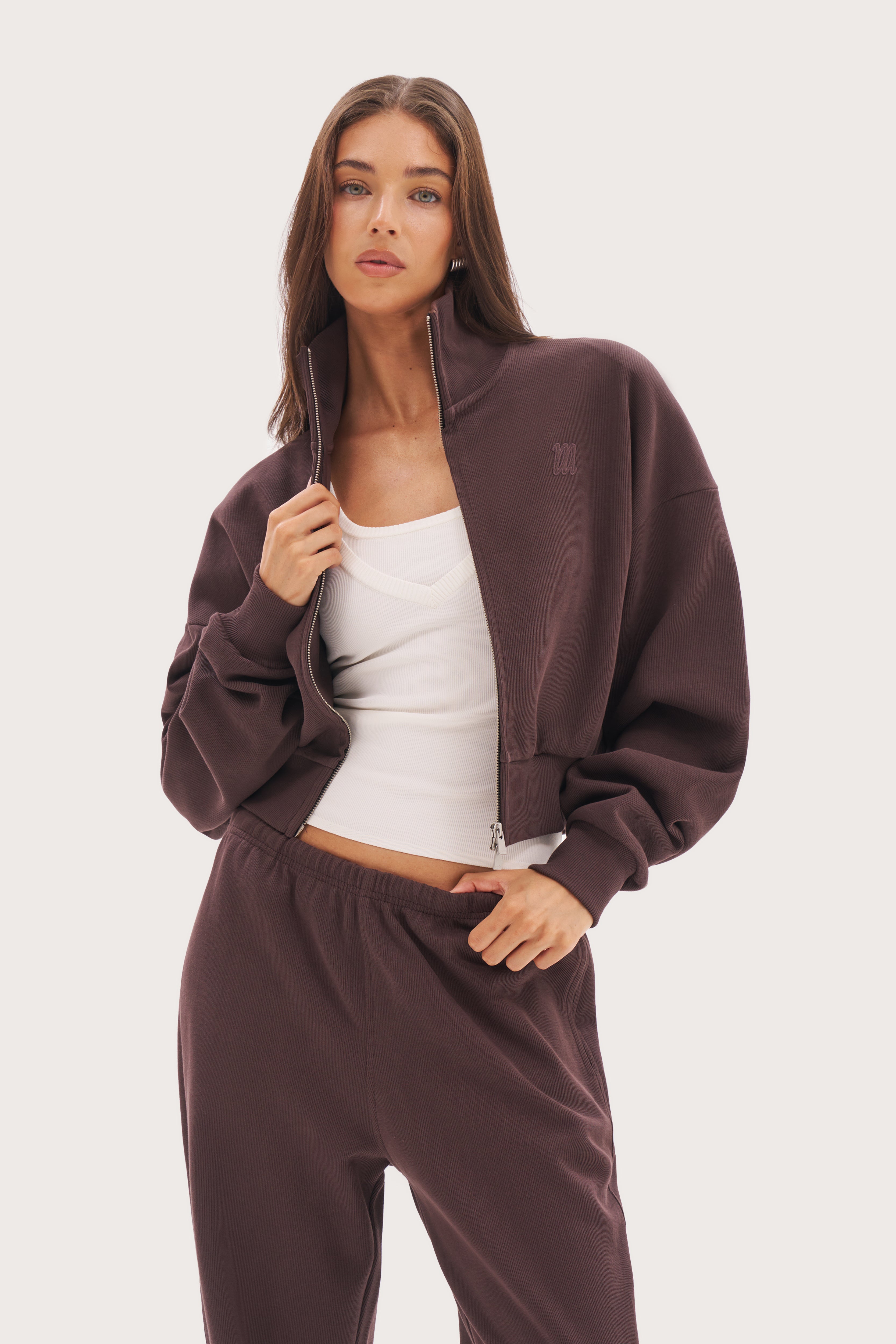 Daily Errands Double Zip Through - Espresso Brown