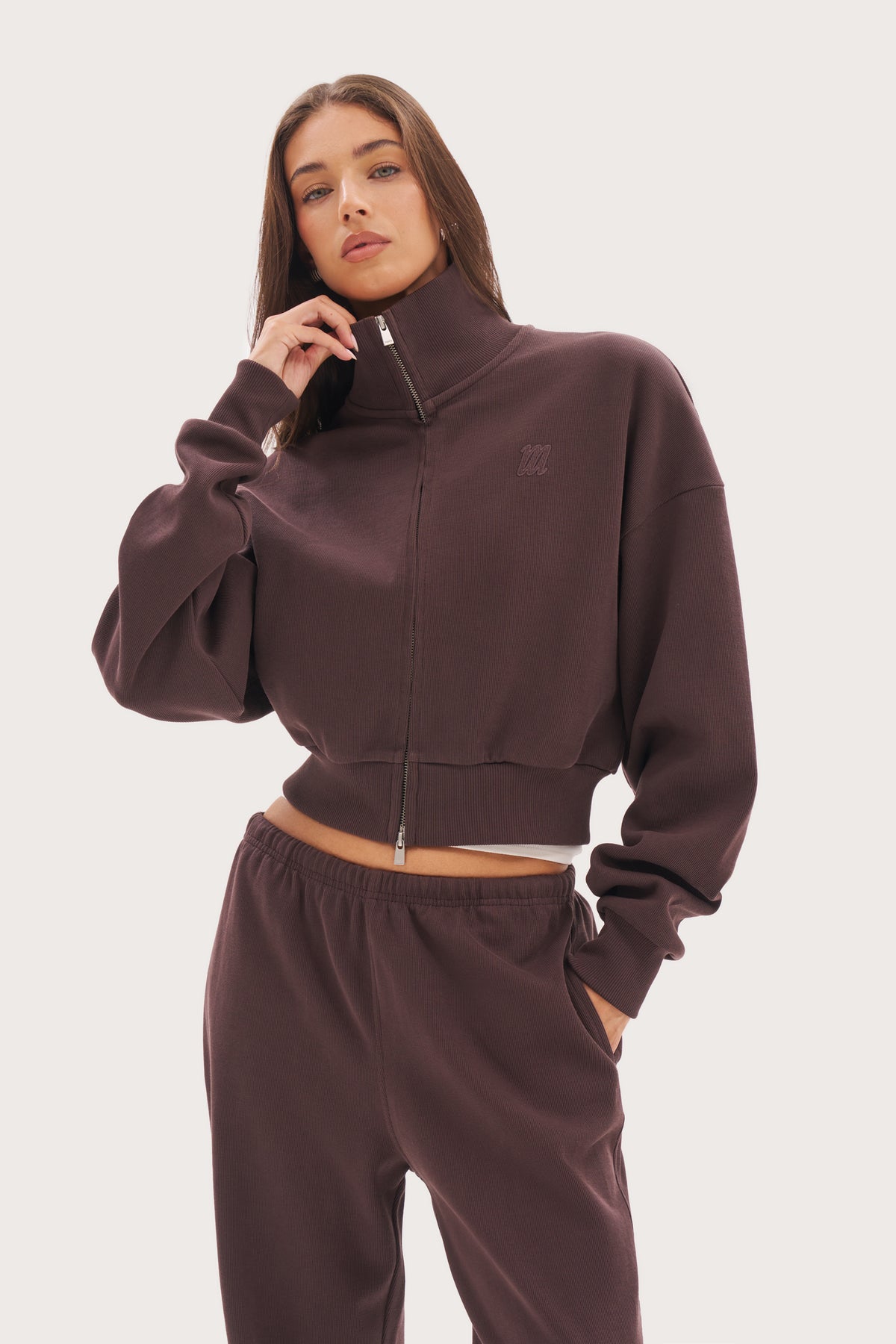 Daily Errands Double Zip Through - Espresso Brown