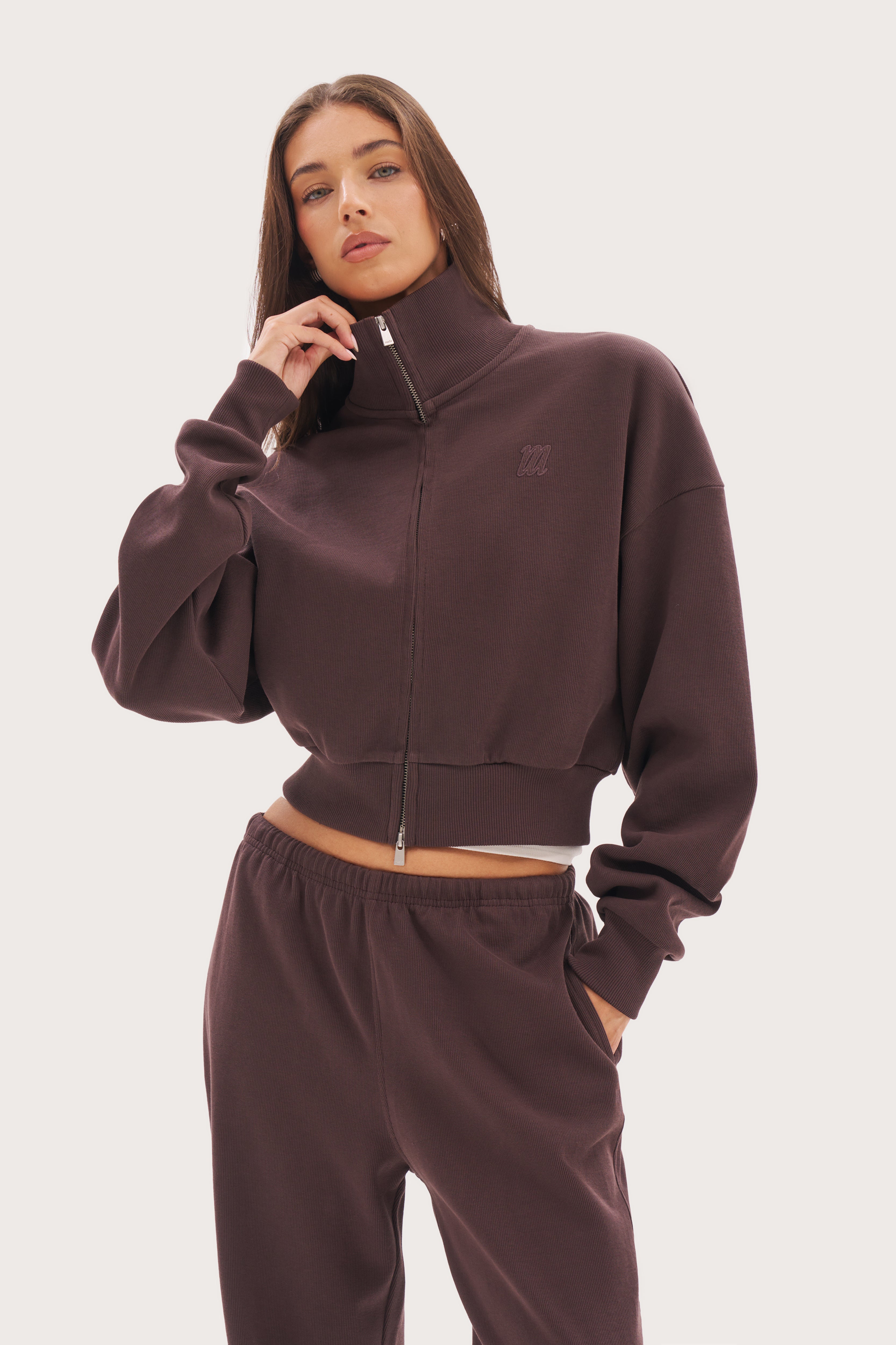 Daily Errands Double Zip Through - Espresso Brown
