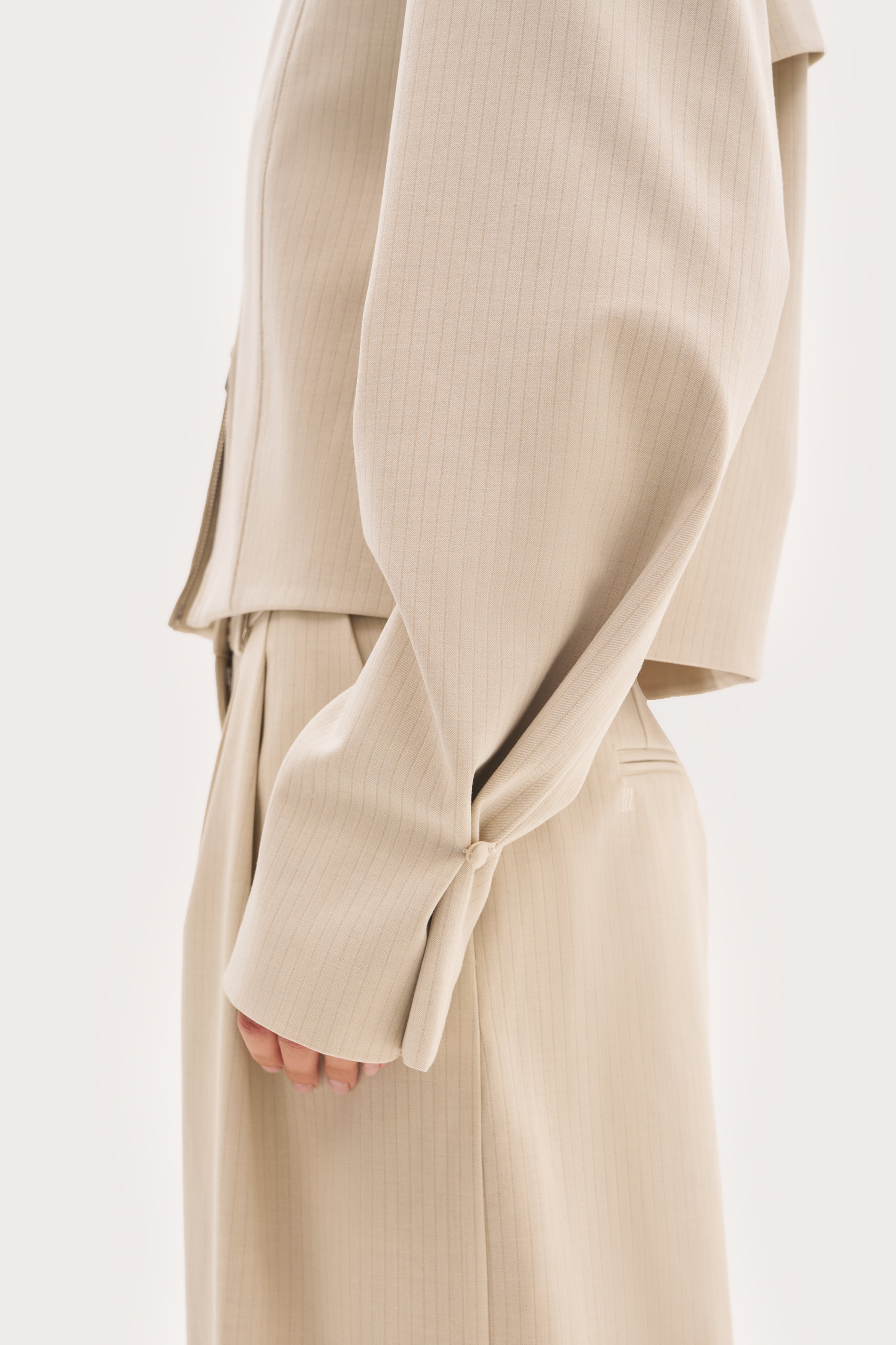 Polina Track Jacket - Beige