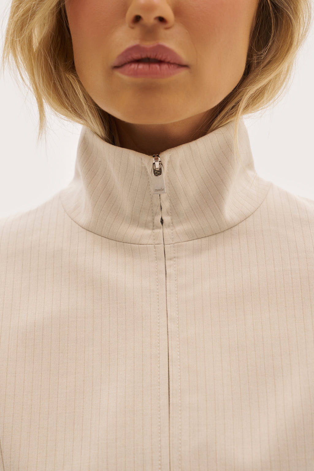 Polina Track Jacket - Beige