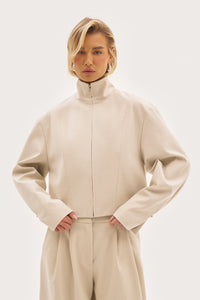 Polina Track Jacket - Beige