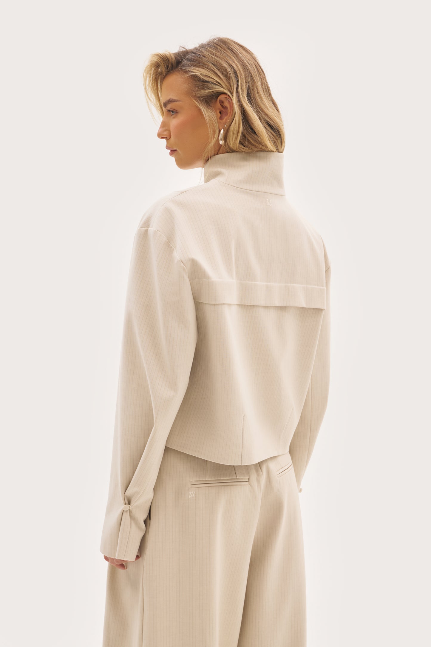 Polina Track Jacket - Beige