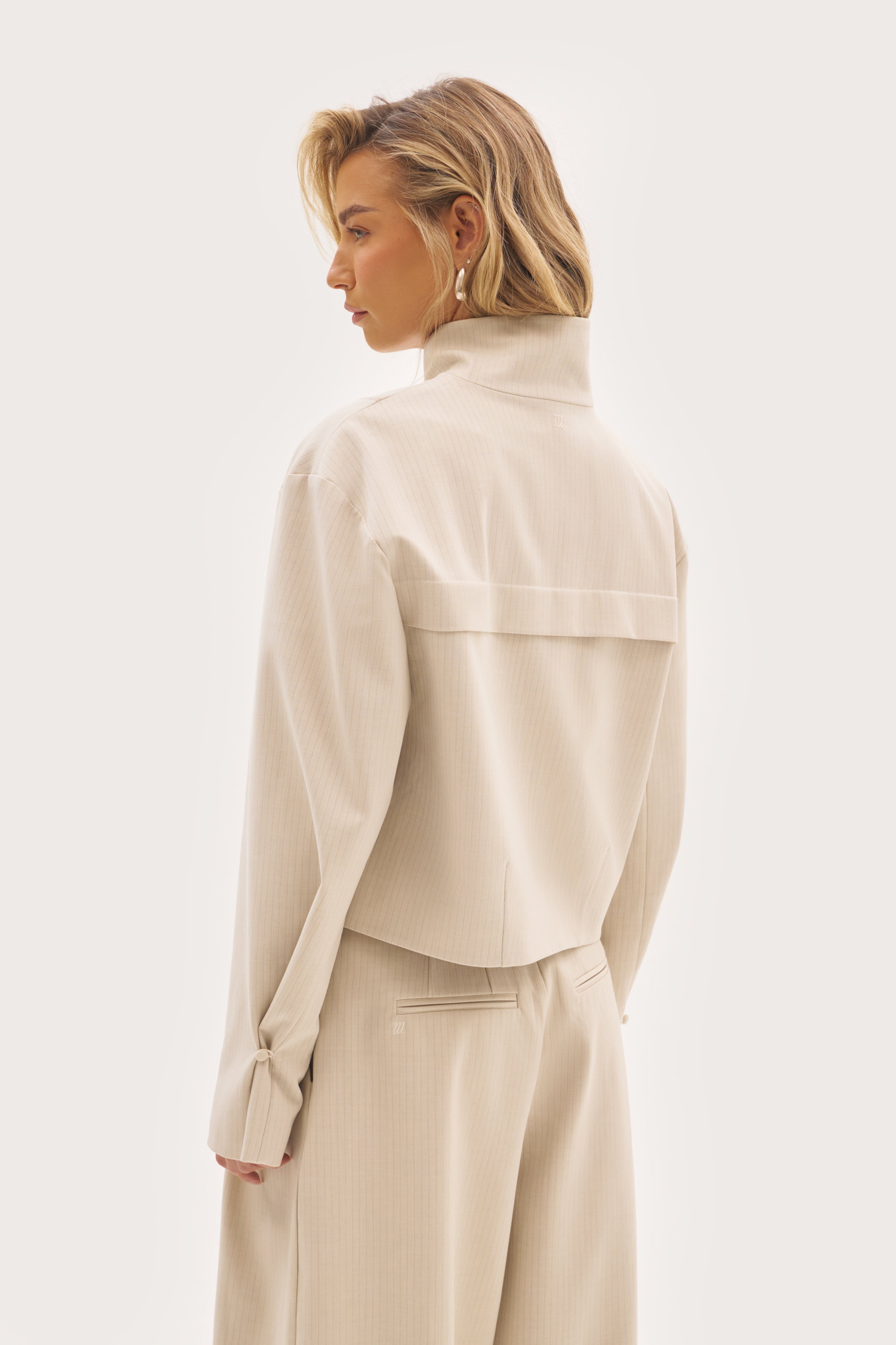 Polina Track Jacket - Beige