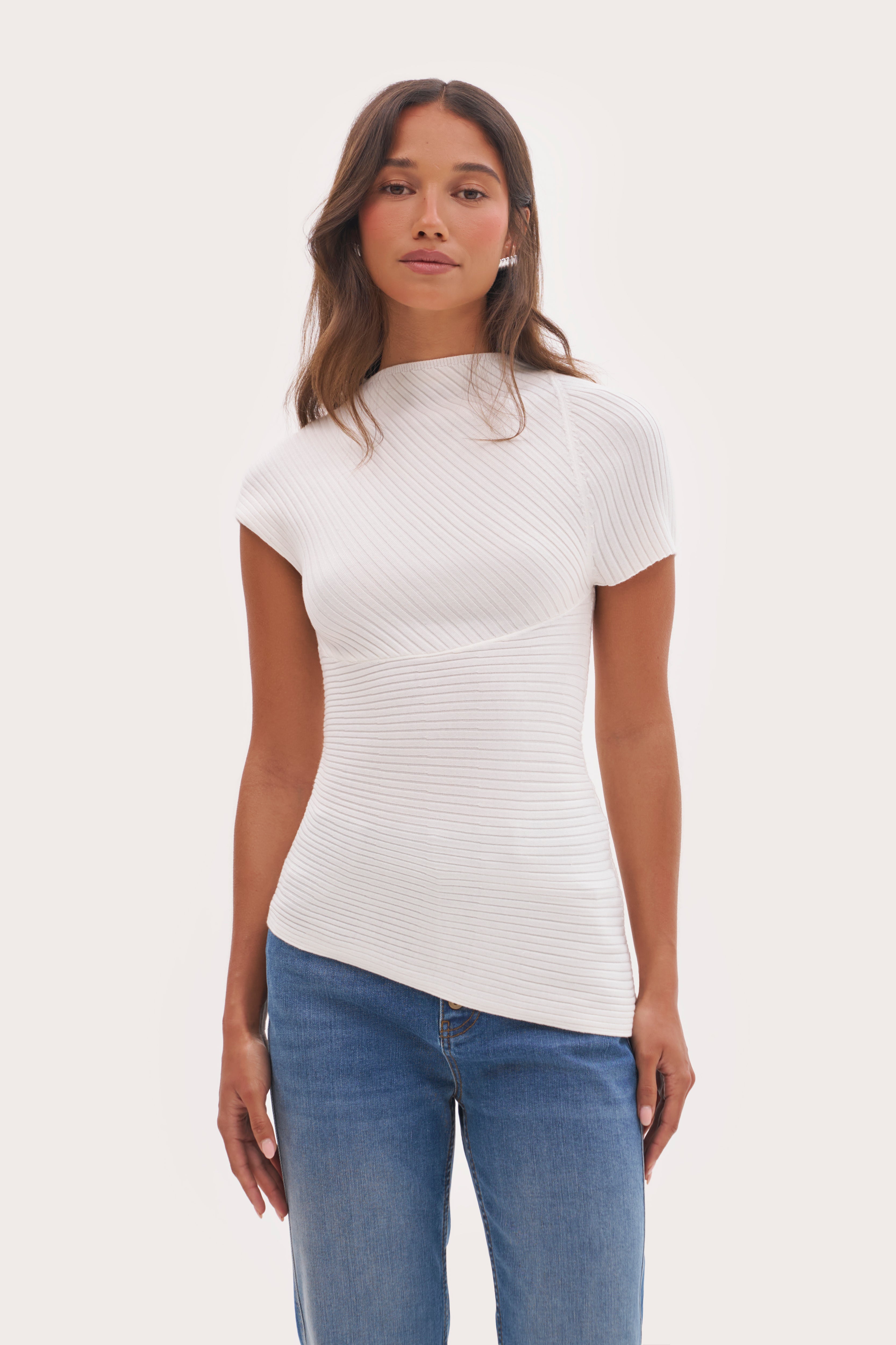 Knitted Top - Cream